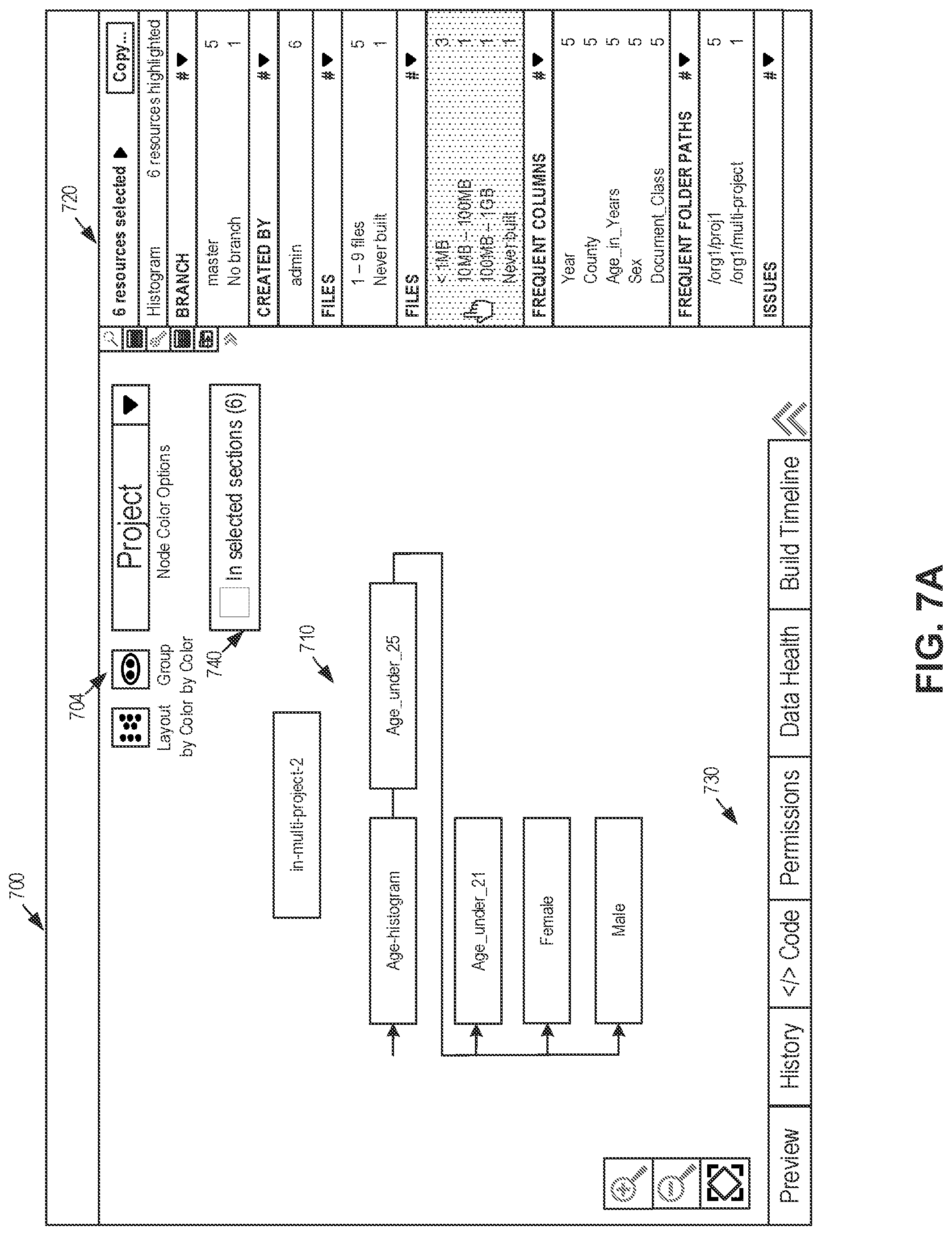 Patent US12306815 Figure 11 – Resource grouping for resource dependency system and graphical user interface
