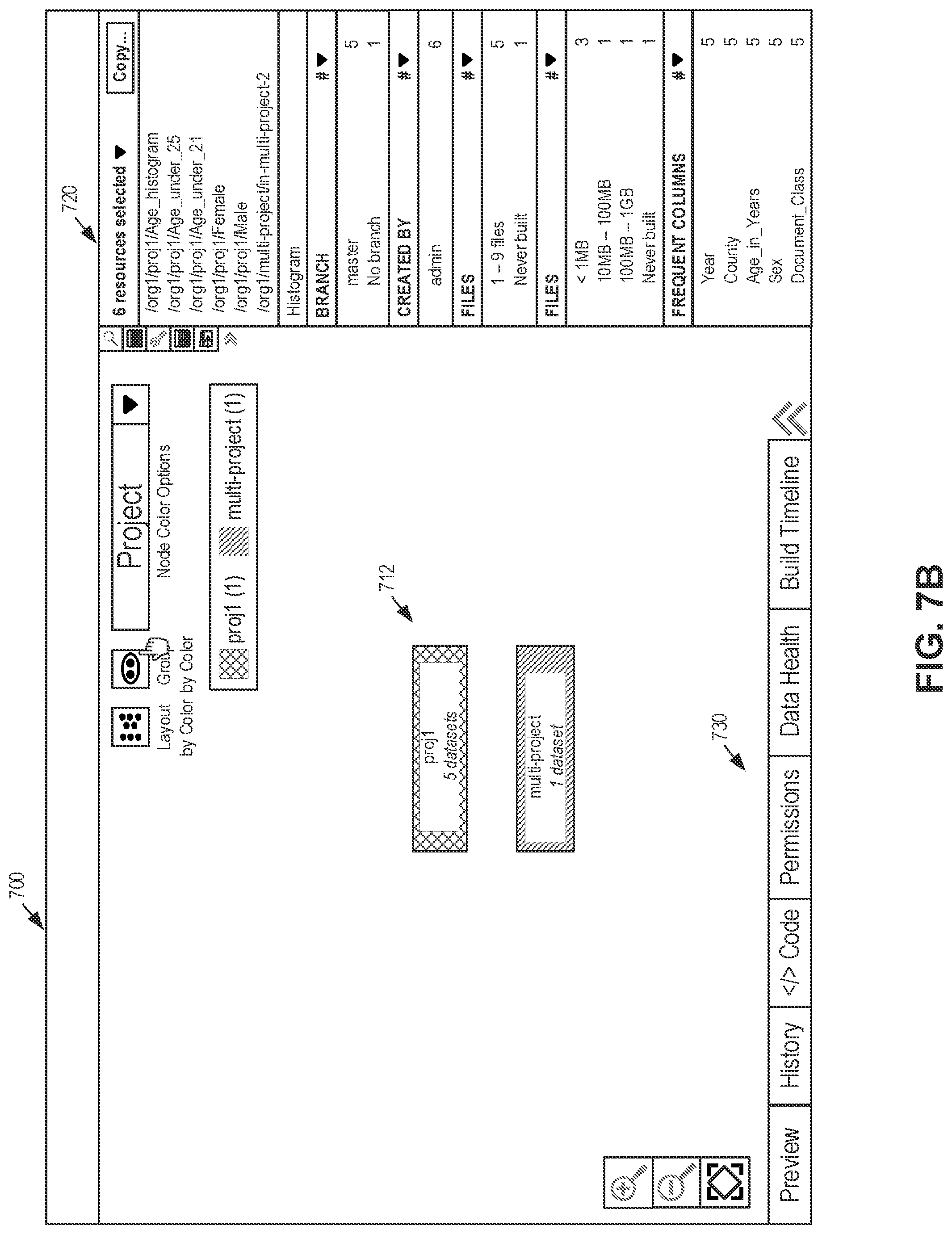 Patent US12306815 Figure 12 – Resource grouping for resource dependency system and graphical user interface
