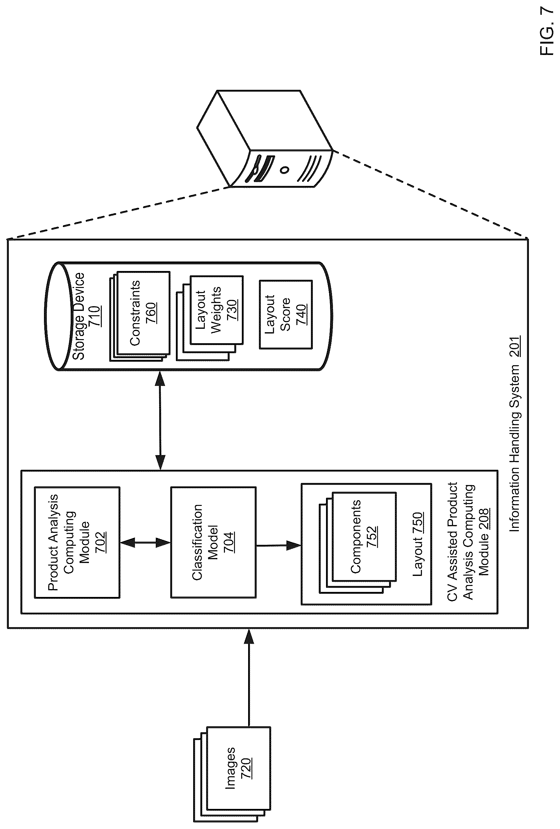 Patent US12306816 Figure 7 – Analyzing data specifications