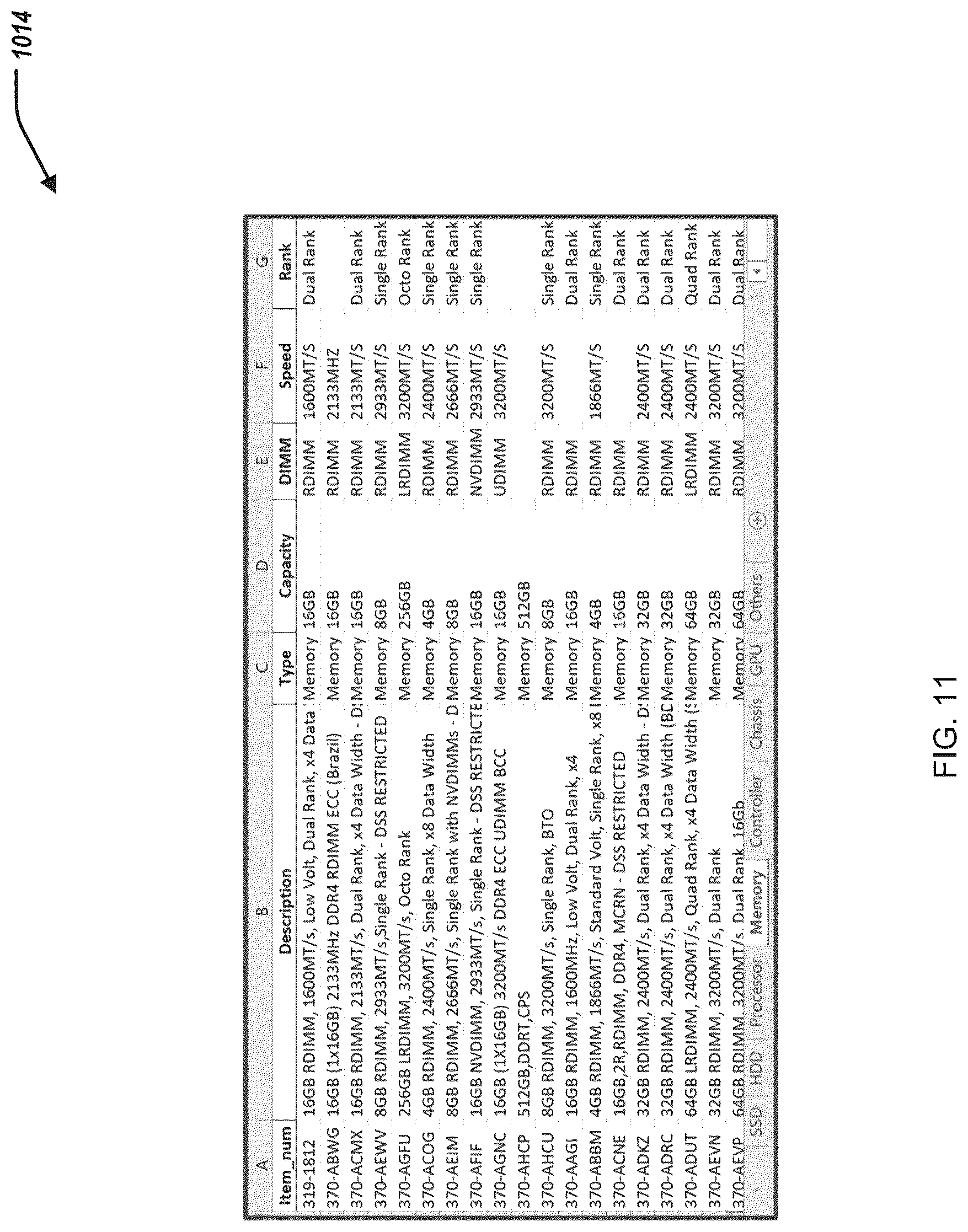 Patent US12306816 Figure 12 – Analyzing data specifications