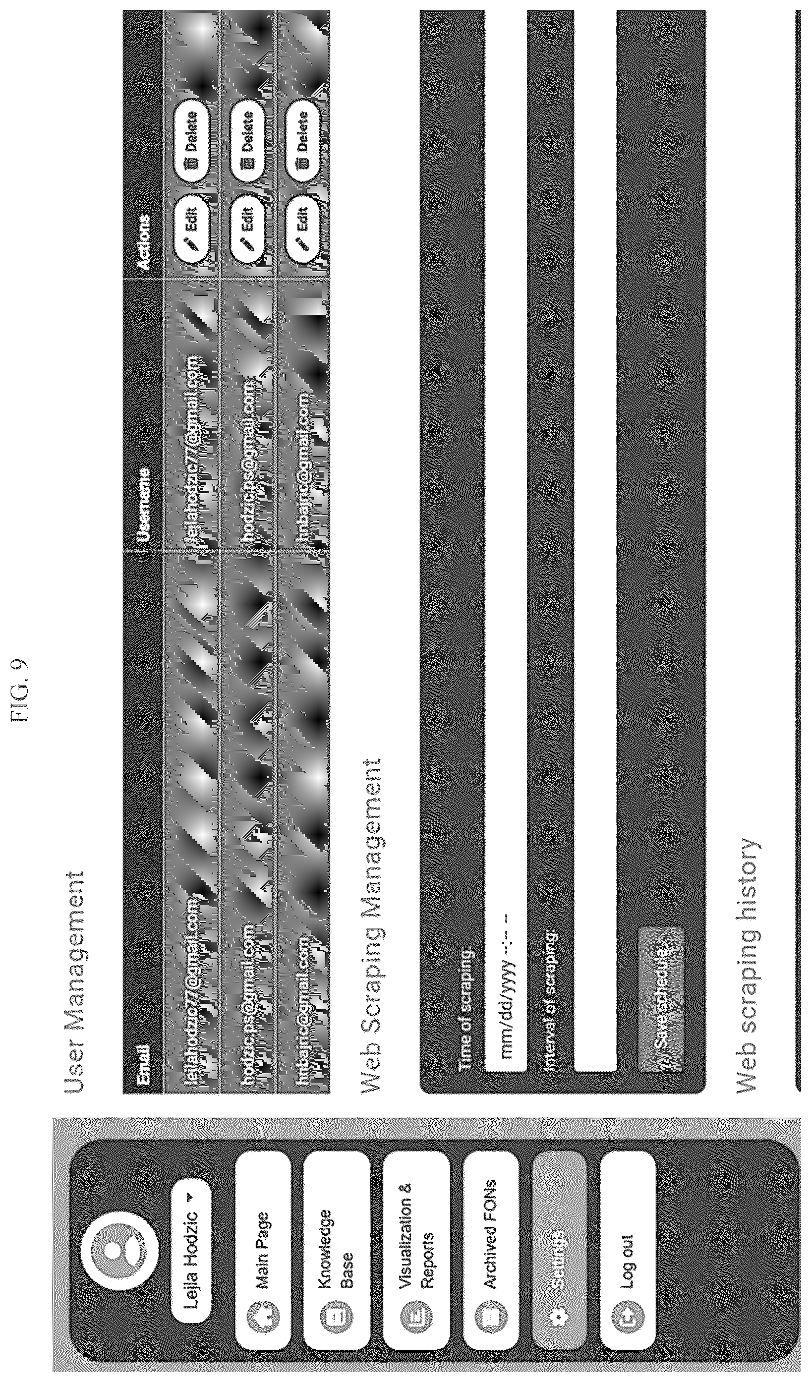 Patent US12306834 Figure 9 – Artificial intelligence platform and method for AI-enabled search and dynamic knowledge base management