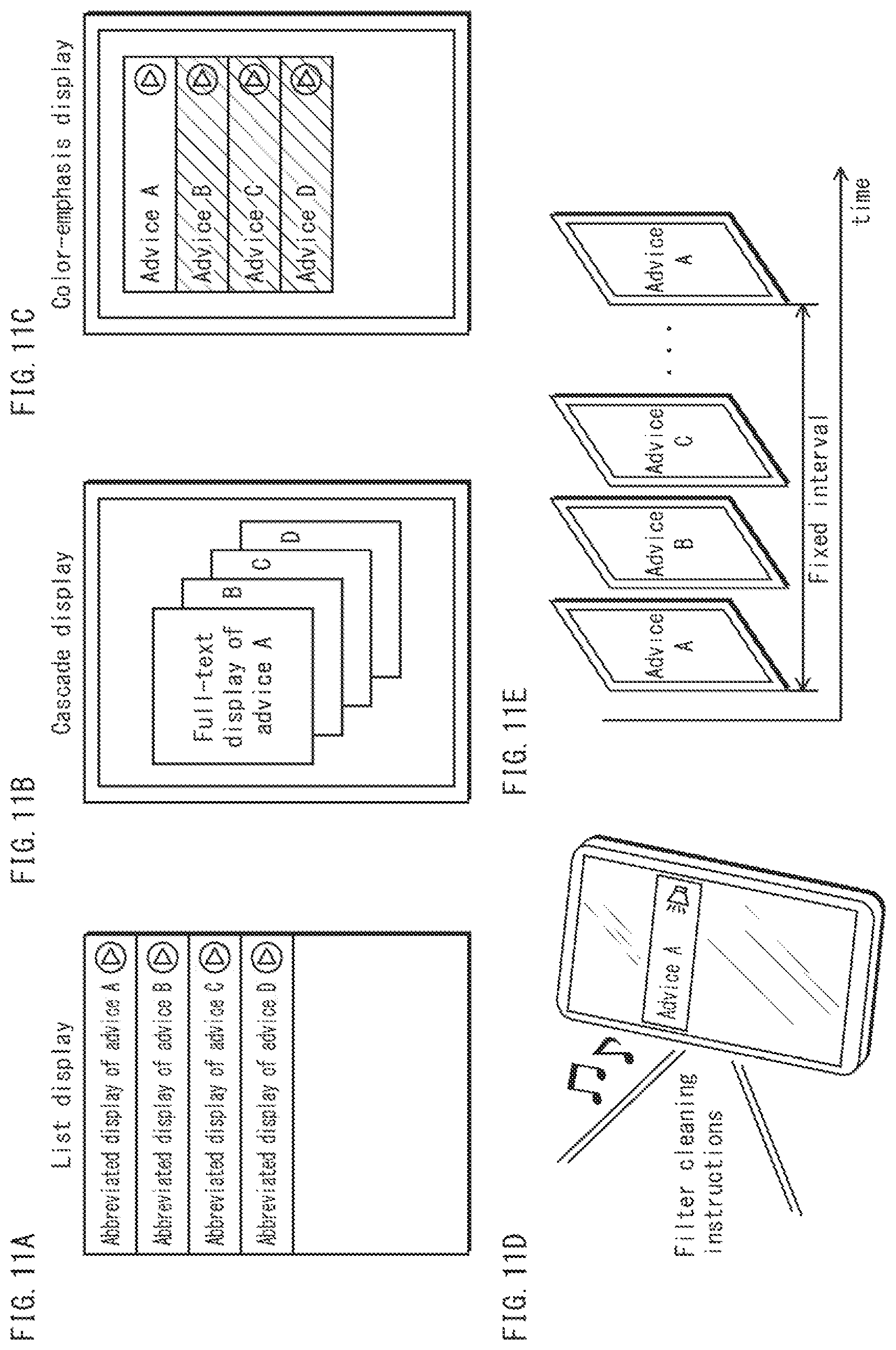 Patent US12306841 Figure 11 – Advice provision method for user using household appliance while viewing terminal screen