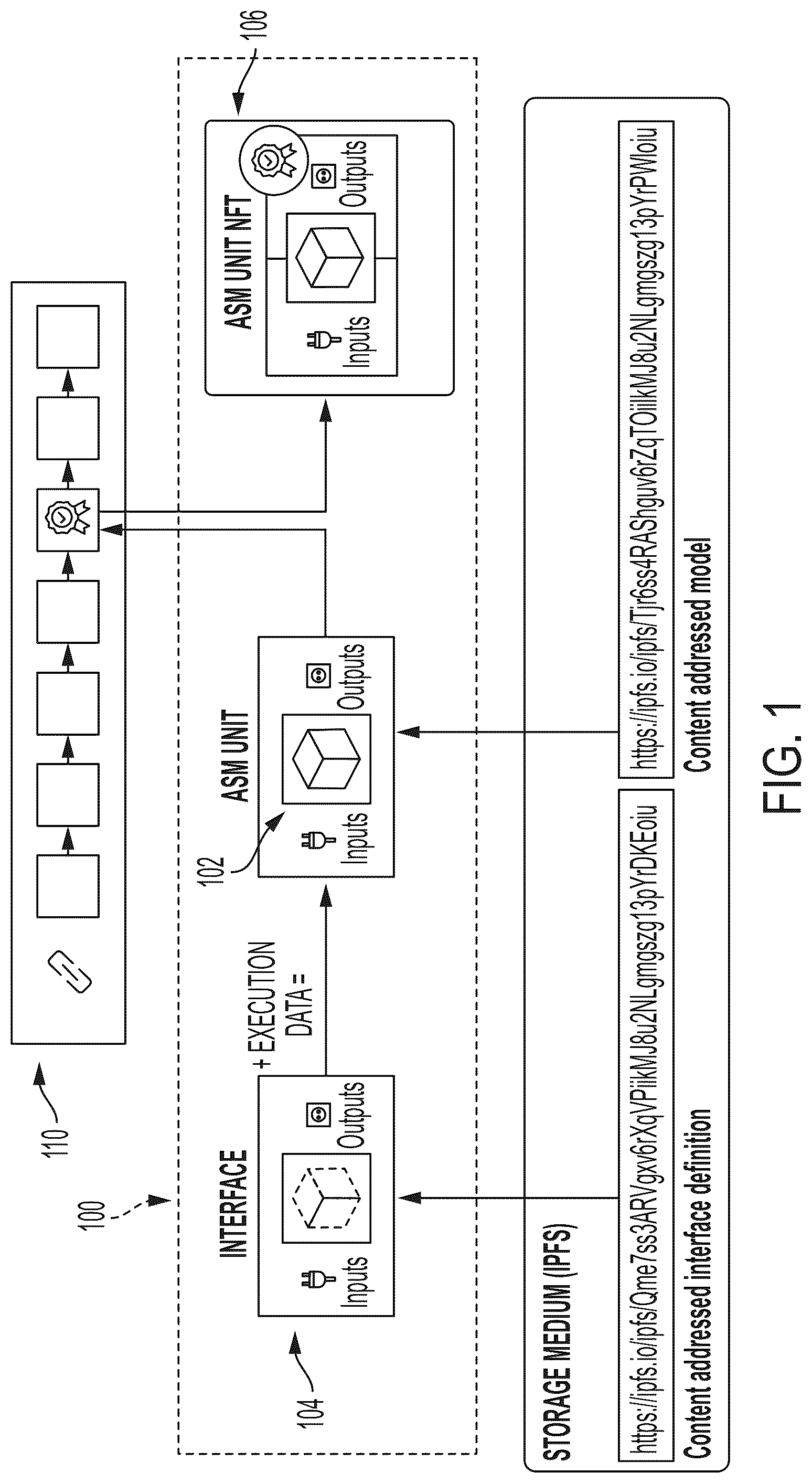 Patent US12306846 Figure 1 – Interoperable composite data units for use in distributed computing execution environments