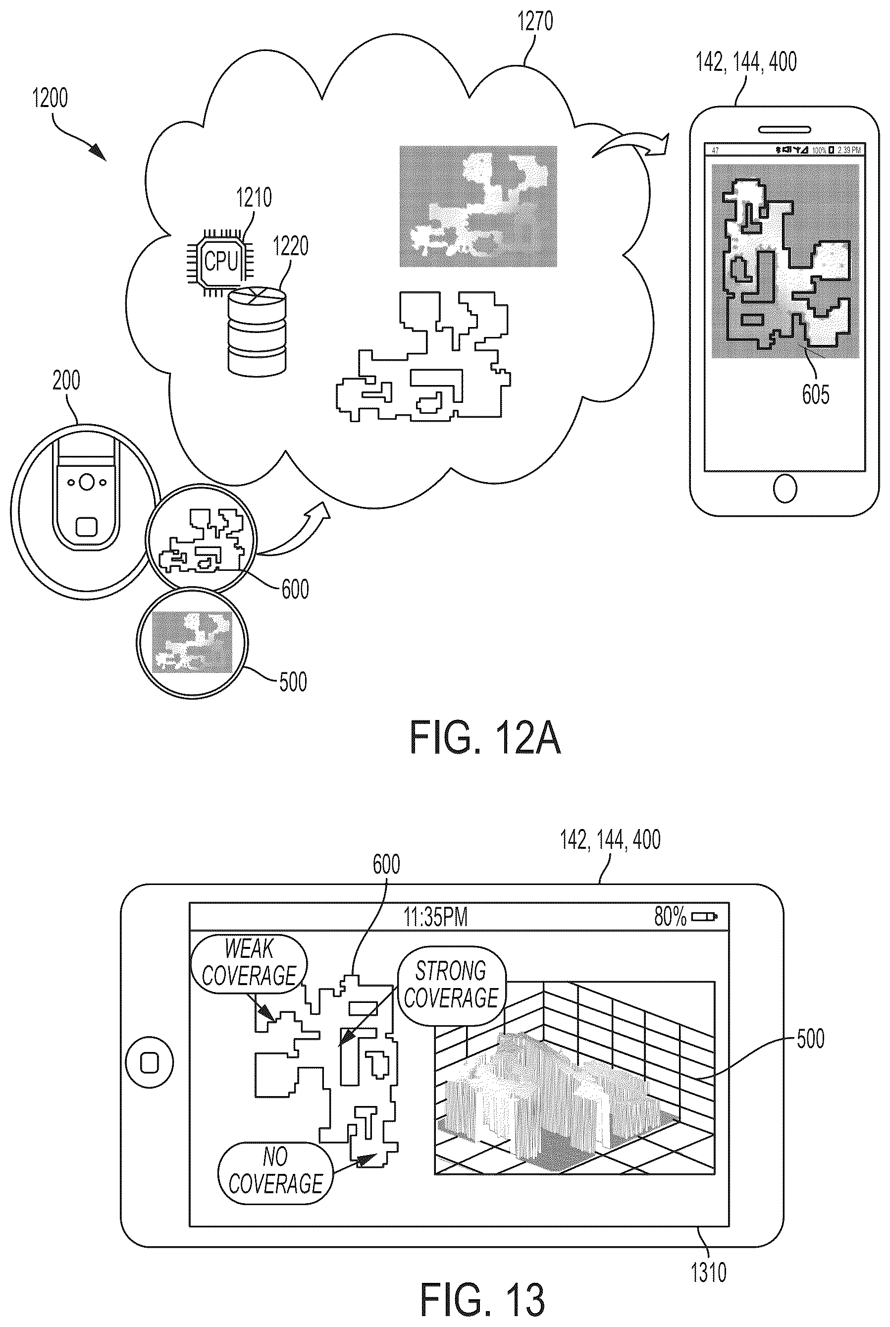 Patent US12306856 Figure 14 – Methods, systems, and devices for mapping wireless communication signals for mobile robot guidance