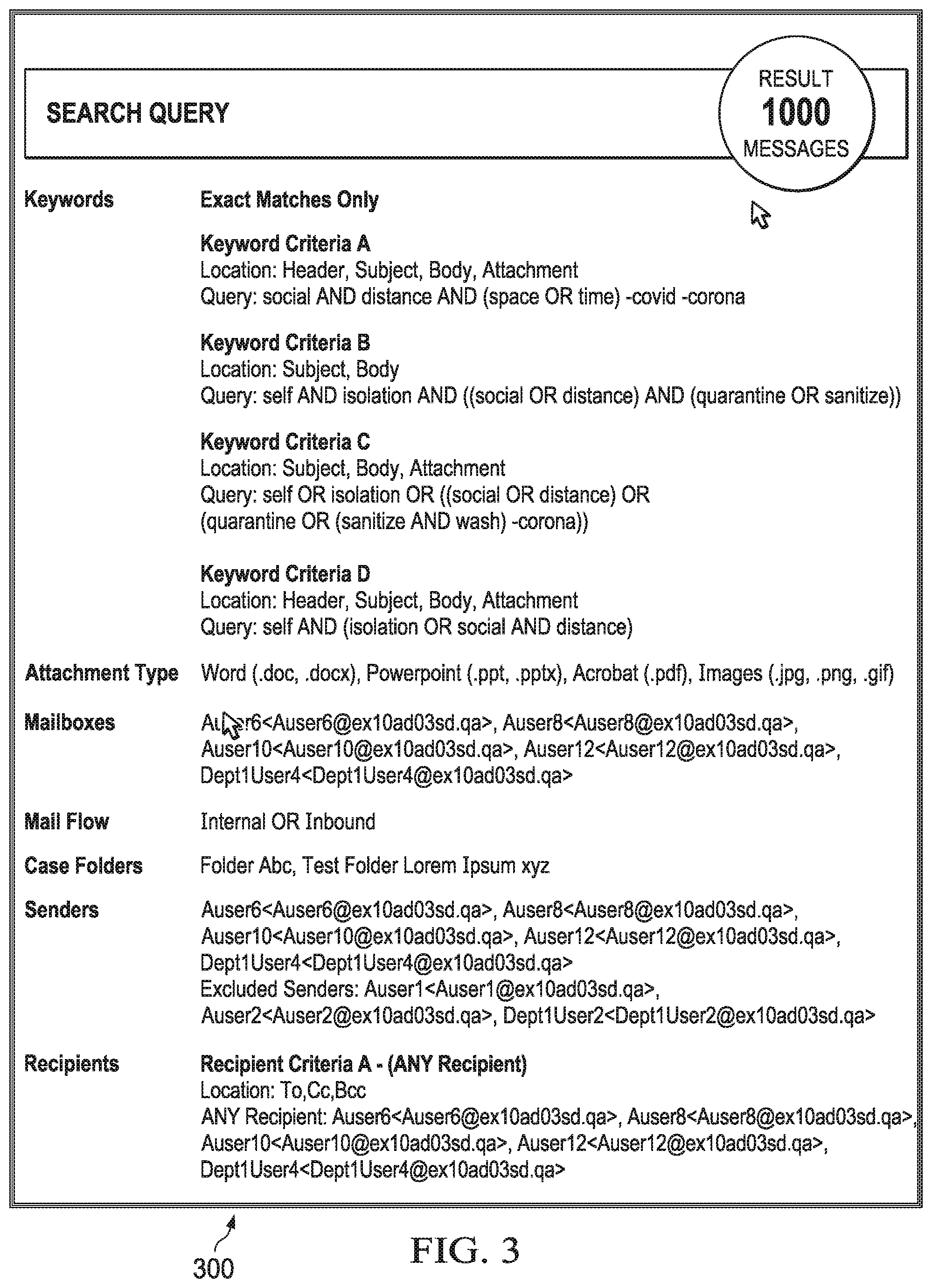 Patent US12306857 Figure 2 – Systems and methods for query term analytics