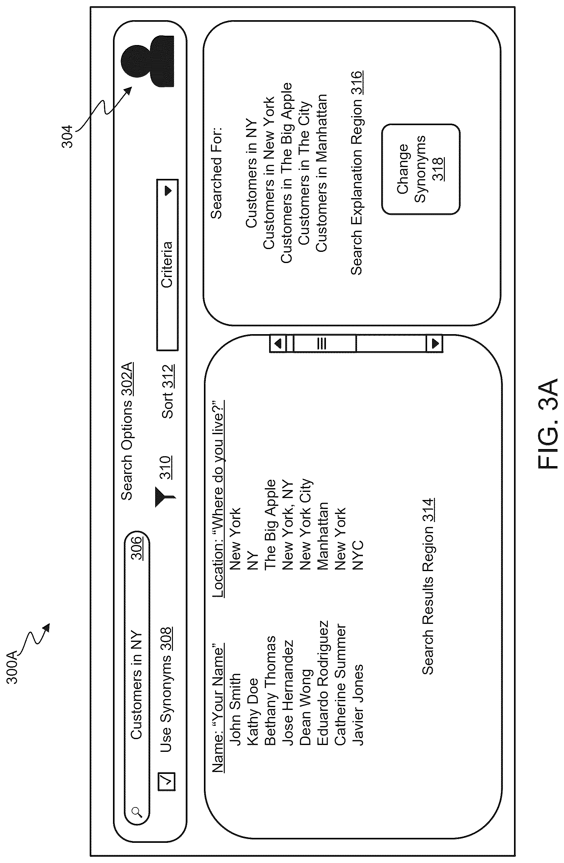Patent US12306860 Figure 3 – Intelligently expanding search results ahead-of-time