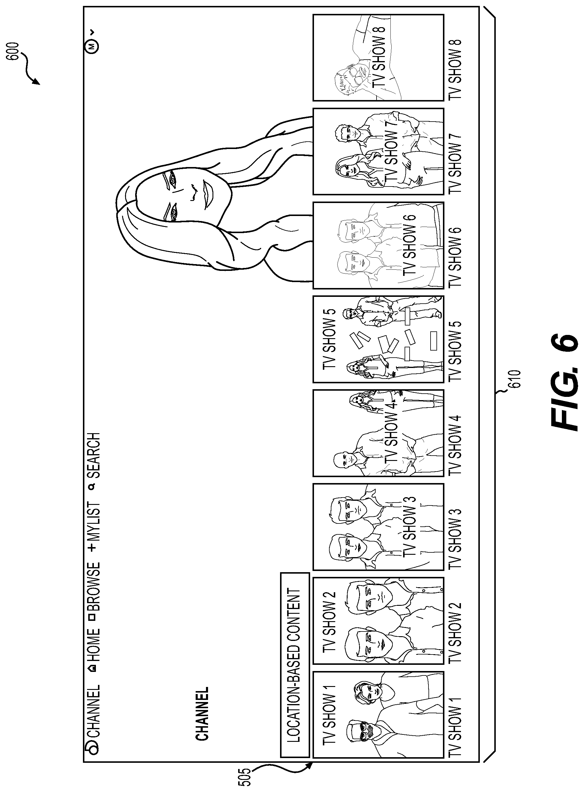 Patent US12306868 Figure 6 – Systems and methods for establishing an itinerary based on multimedia content of interest