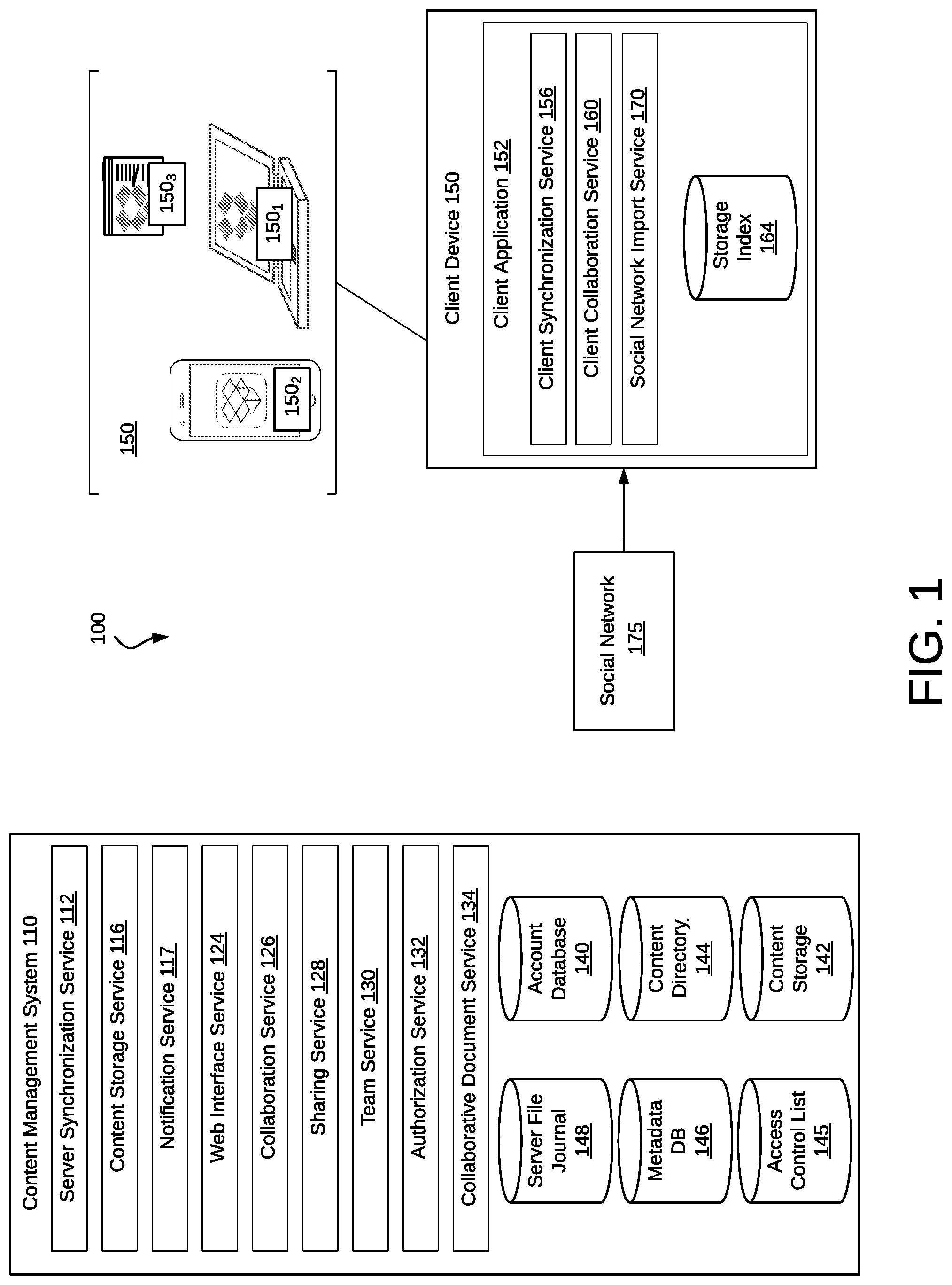 Patent US12306869 Figure 1 – Restoring integrity of a social media thread from a social network export