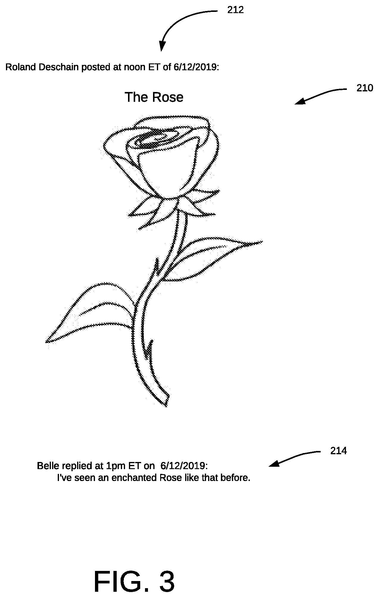 Patent US12306869 Figure 4 – Restoring integrity of a social media thread from a social network export
