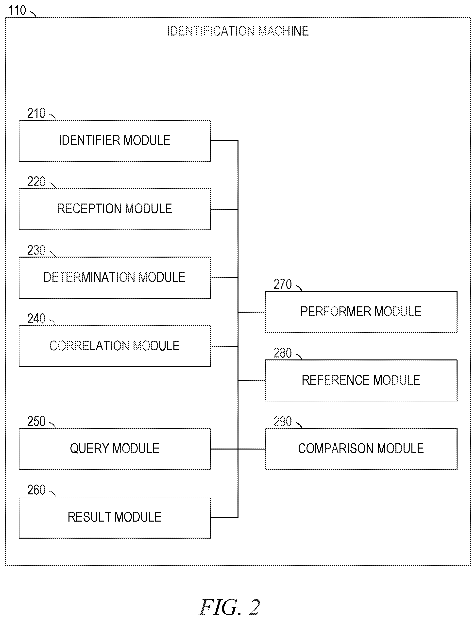 Patent US12306871 Figure 2 – Audio identification during performance