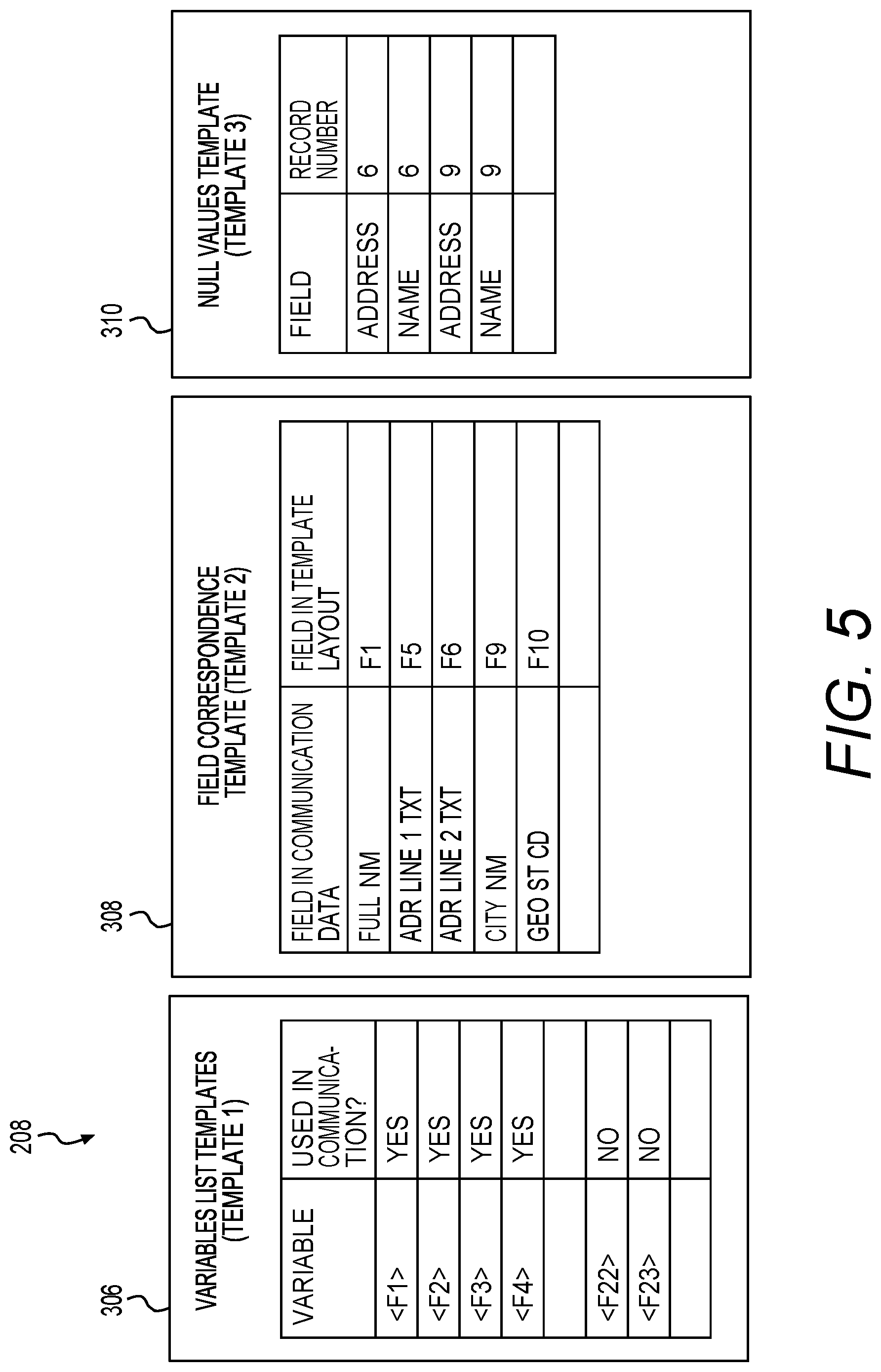 Patent US12306883 Figure 5 – Methods and systems for template generation