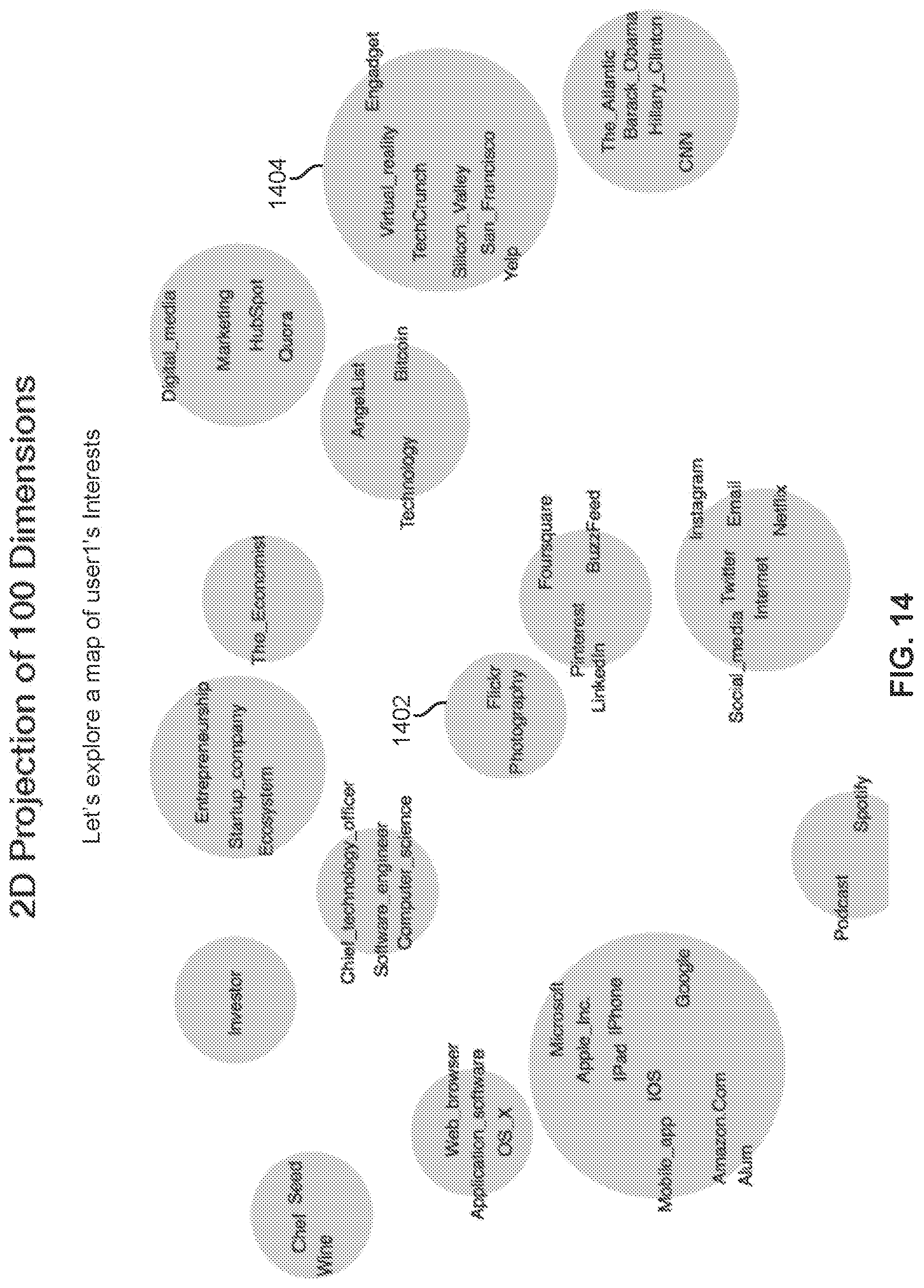 Patent US12306888 Figure 15 – Enhanced search to generate a feed based on a user's interests