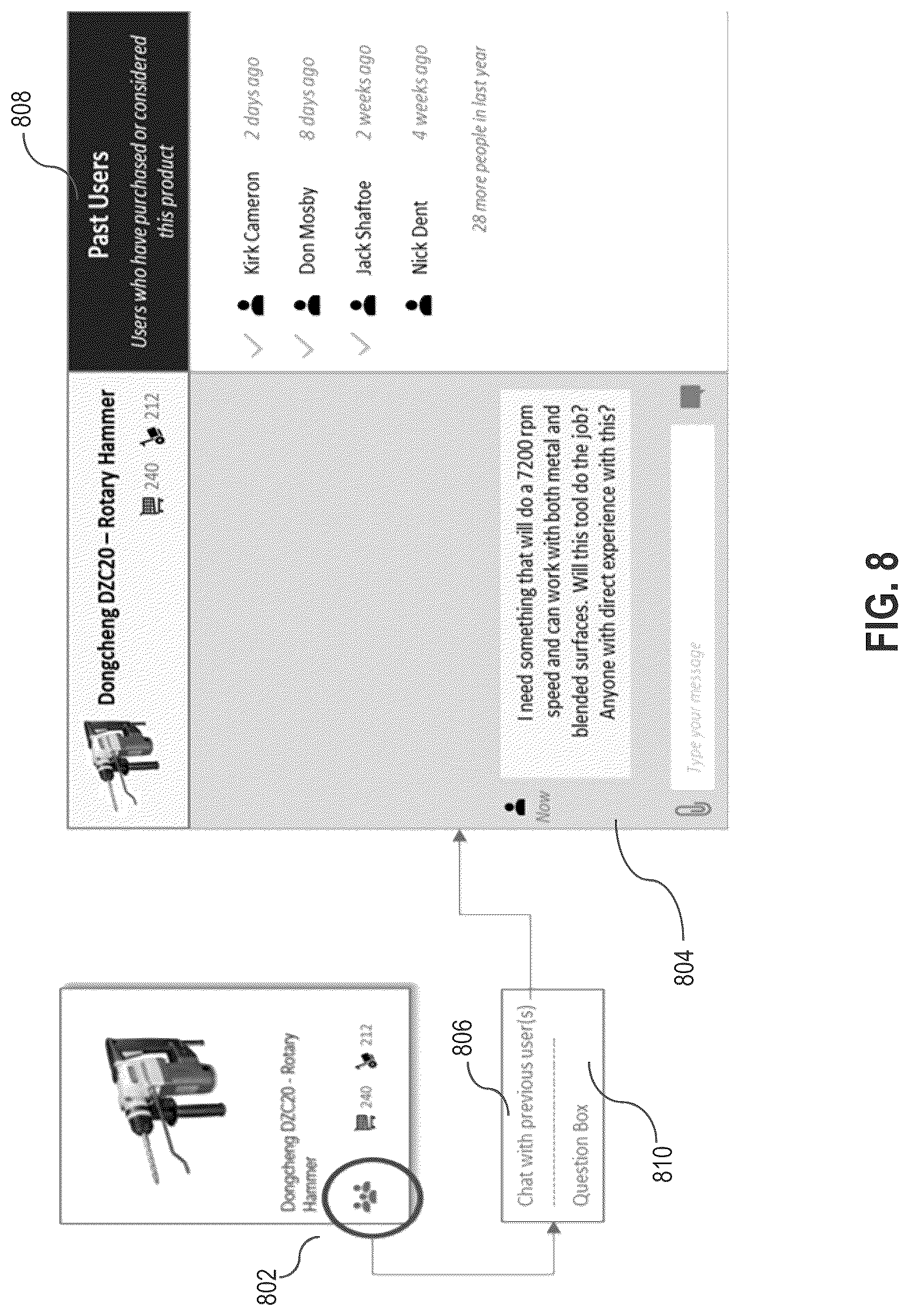 Patent US12306895 Figure 8 – Intelligent, adaptive electronic procurement systems