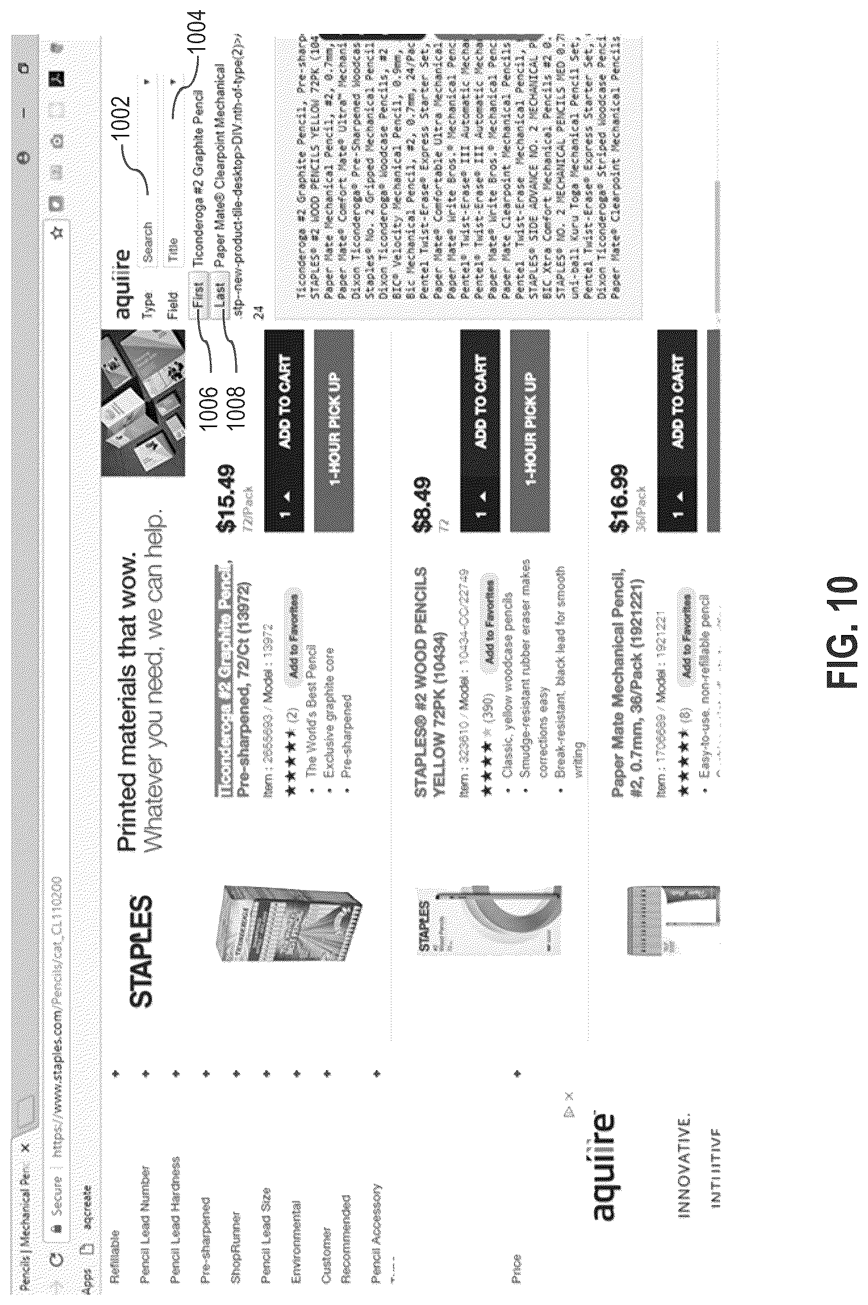 Patent US12306895 Figure 10 – Intelligent, adaptive electronic procurement systems
