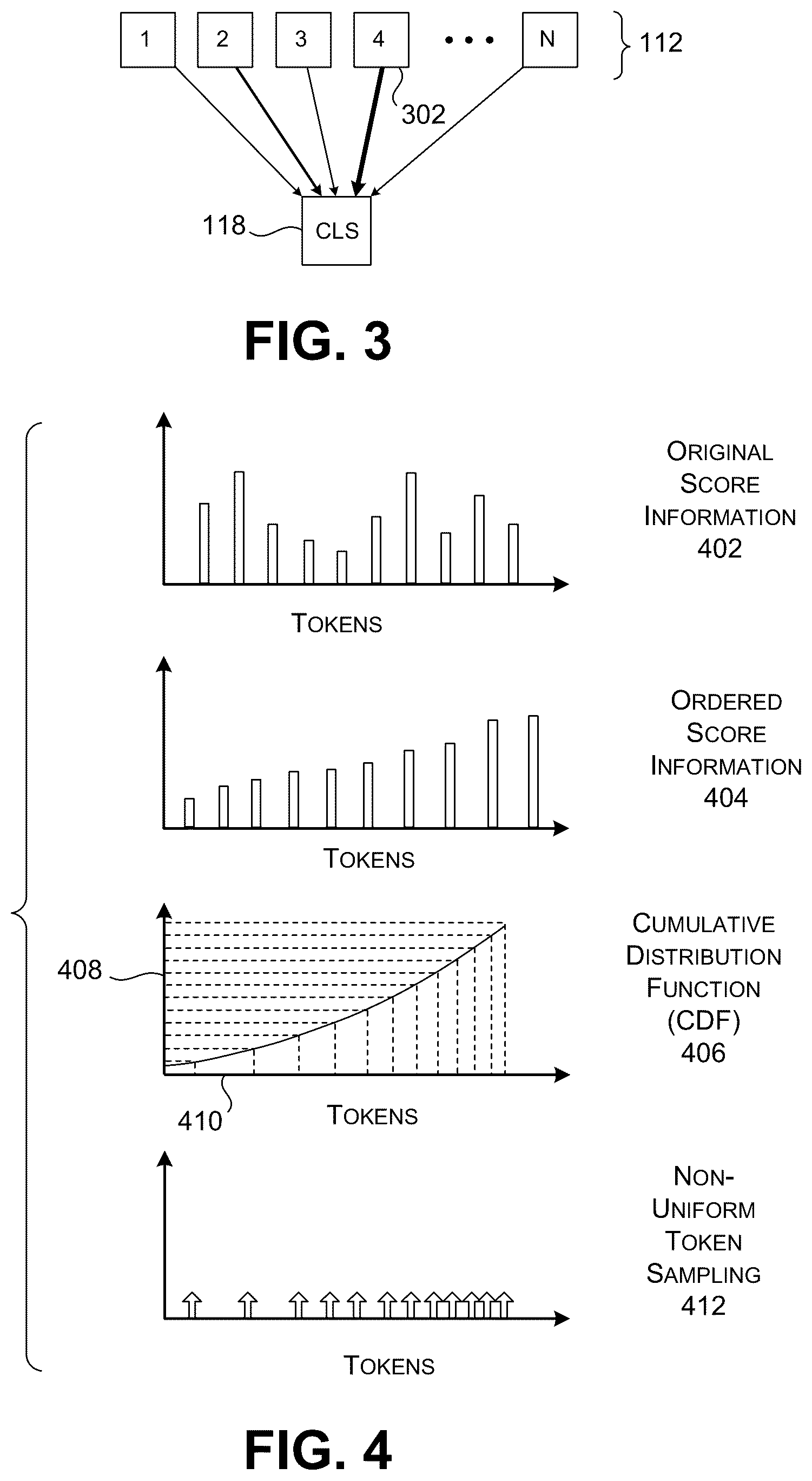 Patent US12306906 Figure 3 – Adaptive token sampling for efficient transformer
