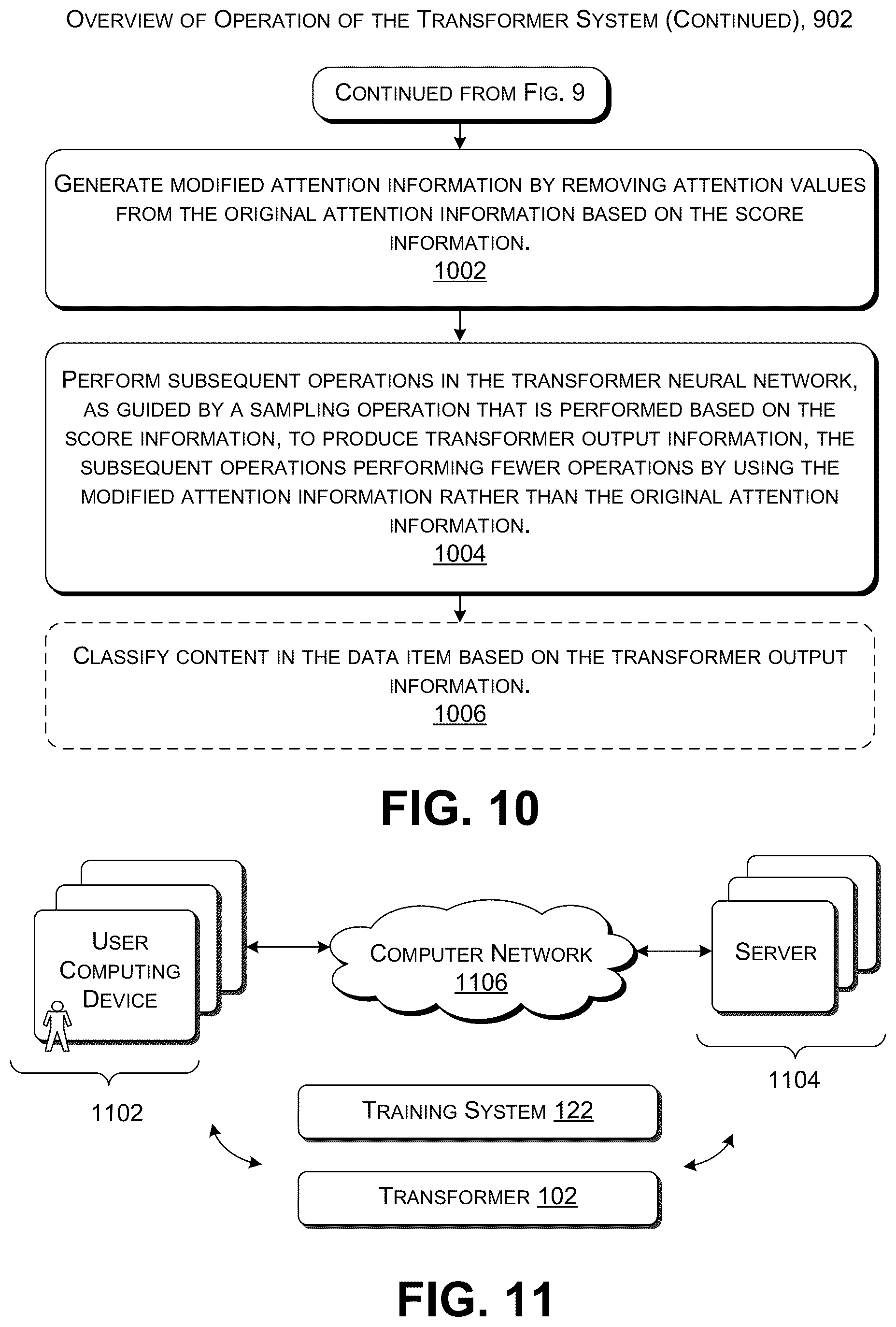 Patent US12306906 Figure 7 – Adaptive token sampling for efficient transformer