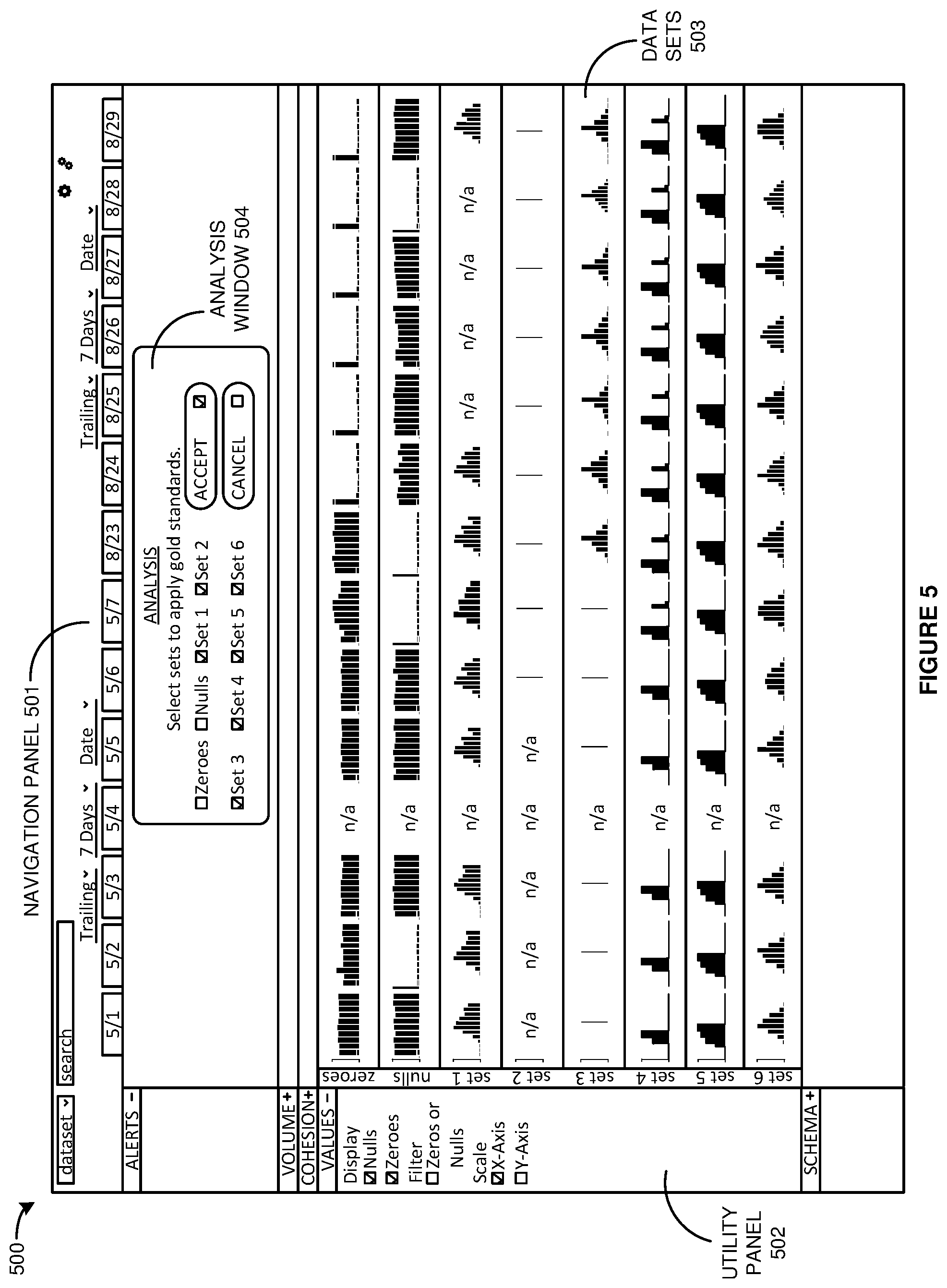 Patent US12306907 Figure 5 – System and method for automatic data consistency checking using automatically defined rules