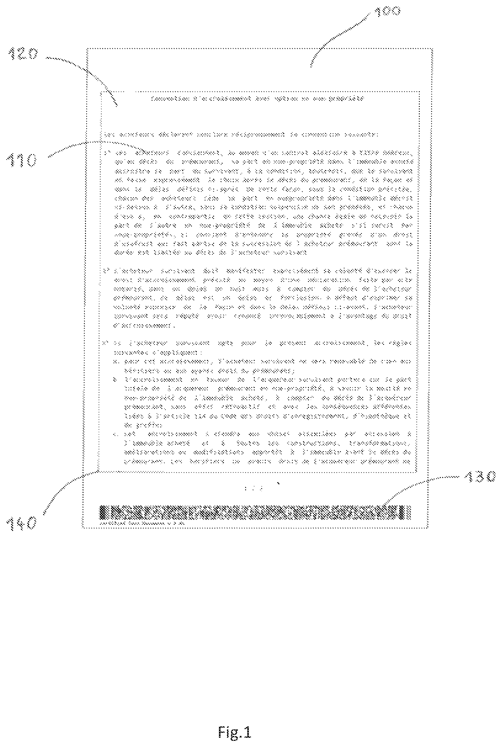 Patent US12306913 — Certified text document — Figure 1