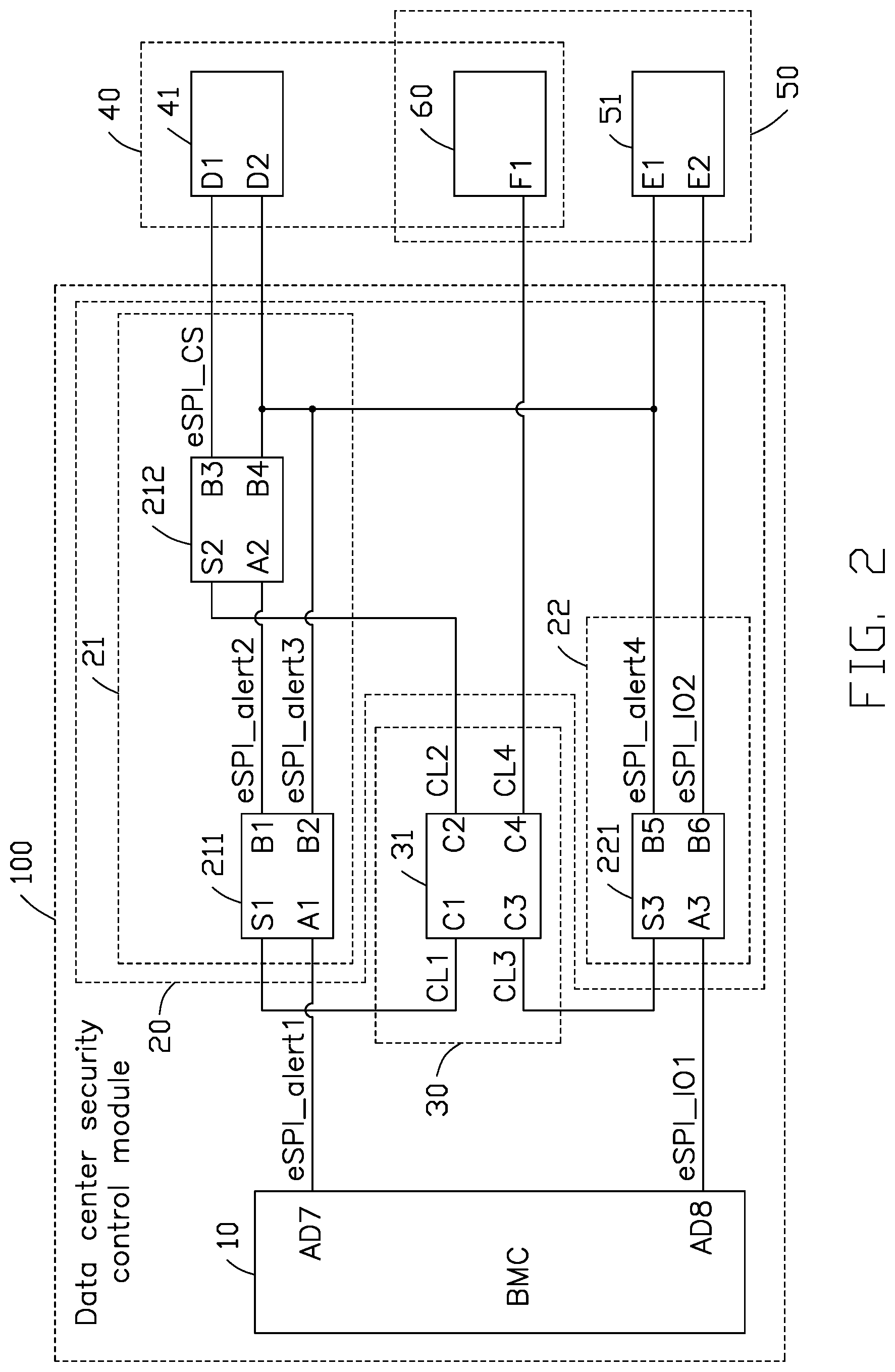Patent US12306948 Figure 2 – Baseboard management controller module