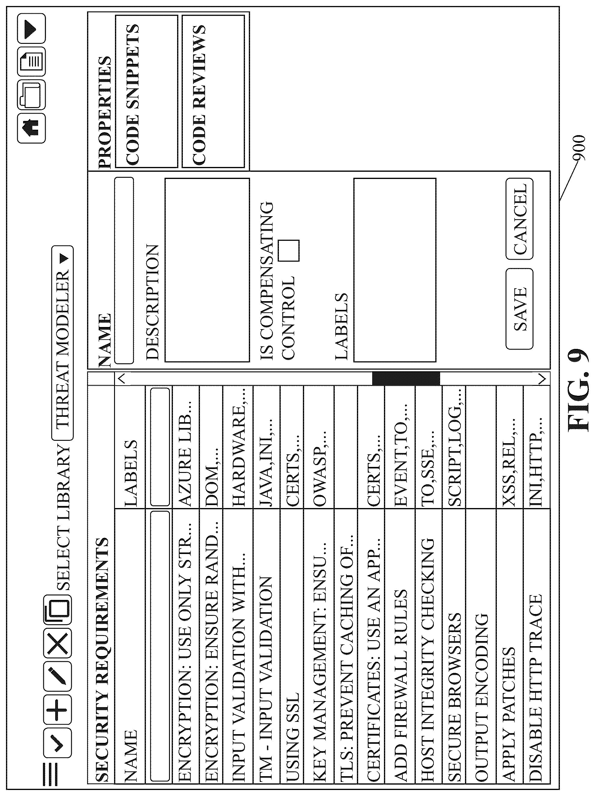 Patent US12306959 Figure 9 – Threat model chaining and attack simulation systems and related methods