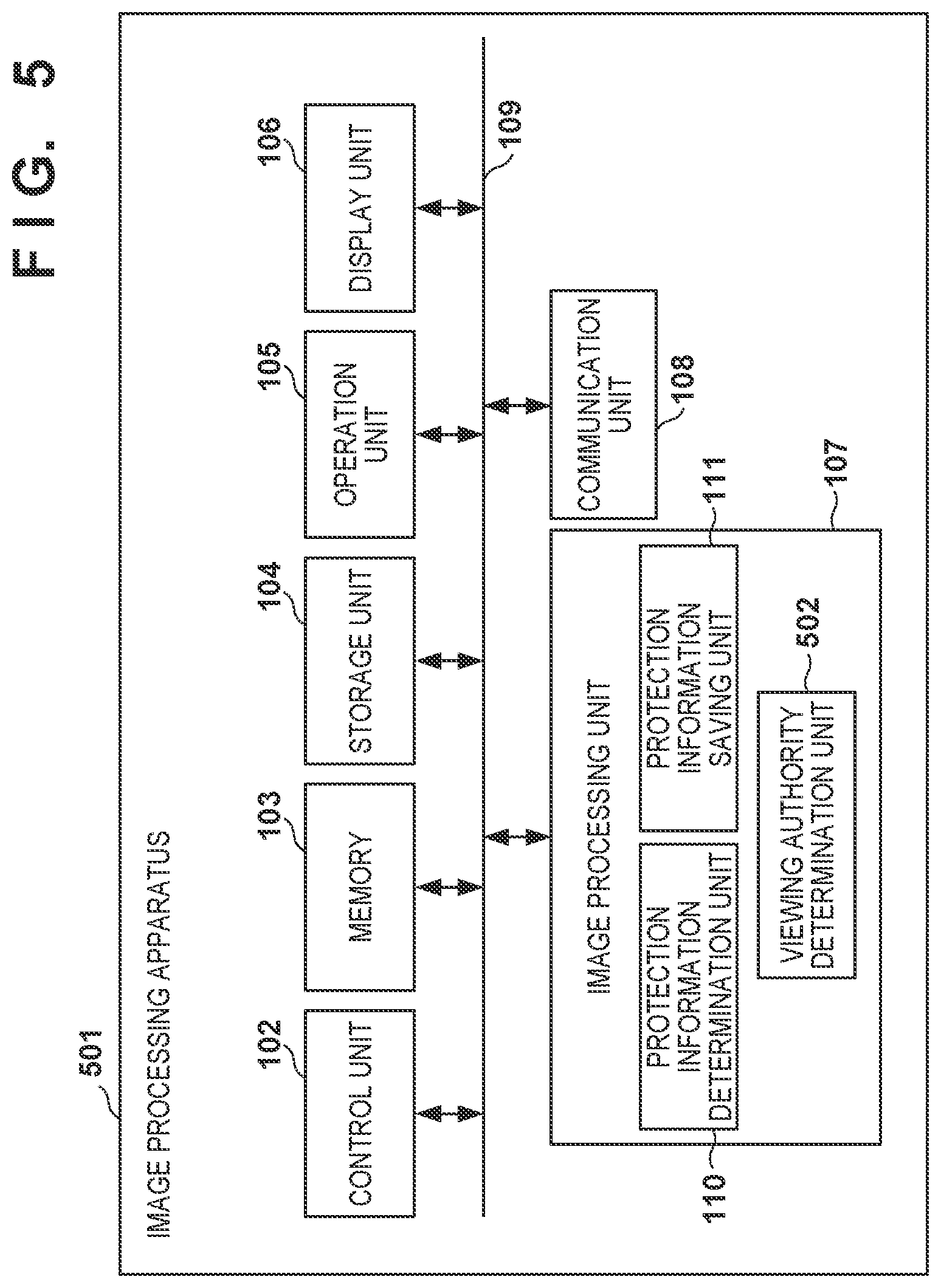 Patent US12306961 Figure 5 – Image processing apparatus and control method