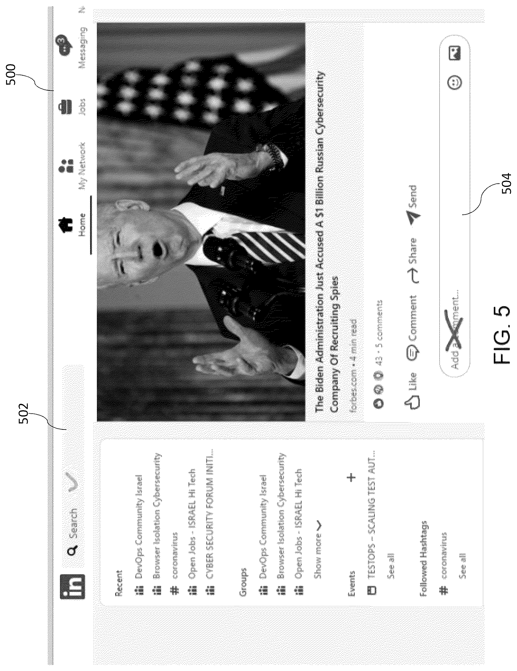 Patent US12306965 Figure 6 – Smart read-only mode for web browsing