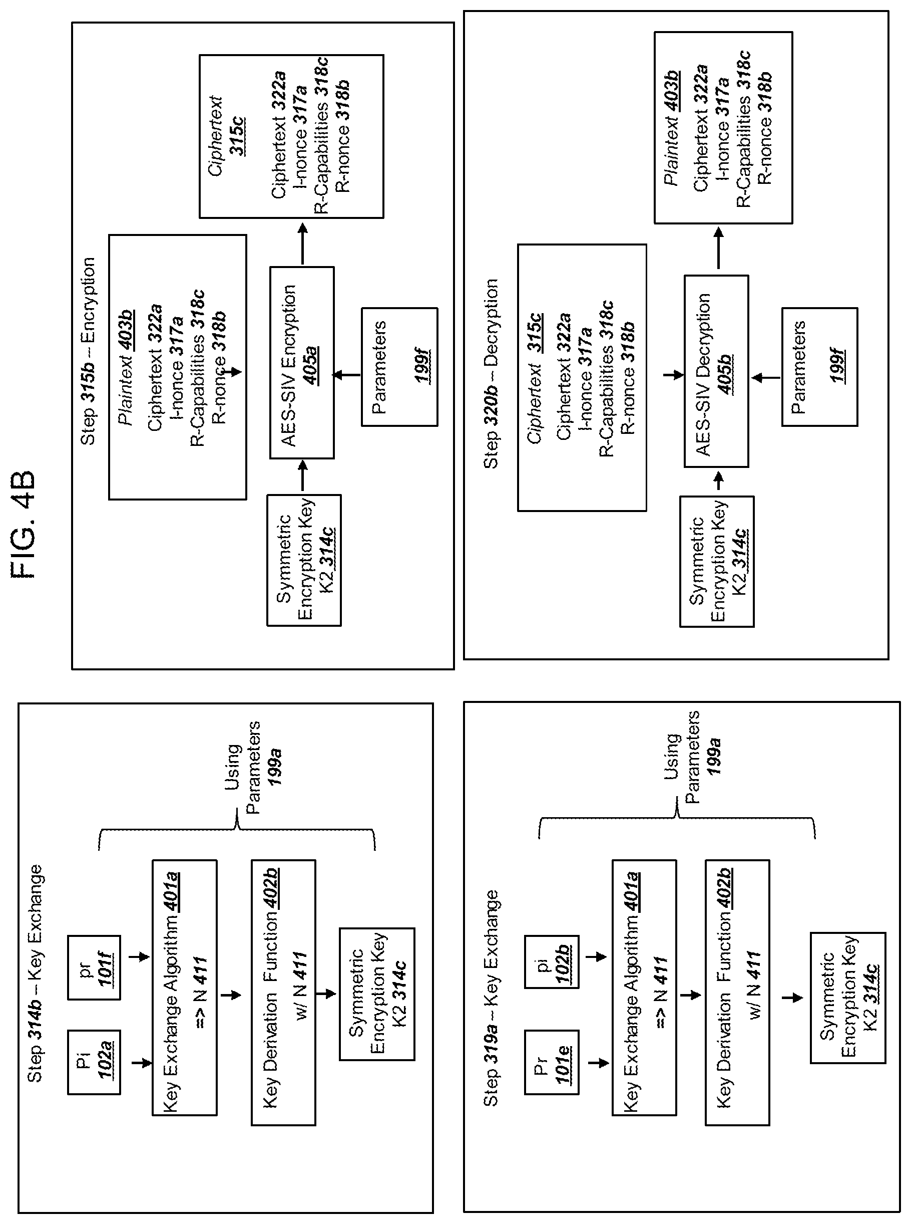 Patent US12306976 Figure 9 – Hosted device provisioning protocol with servers and a networked initiator