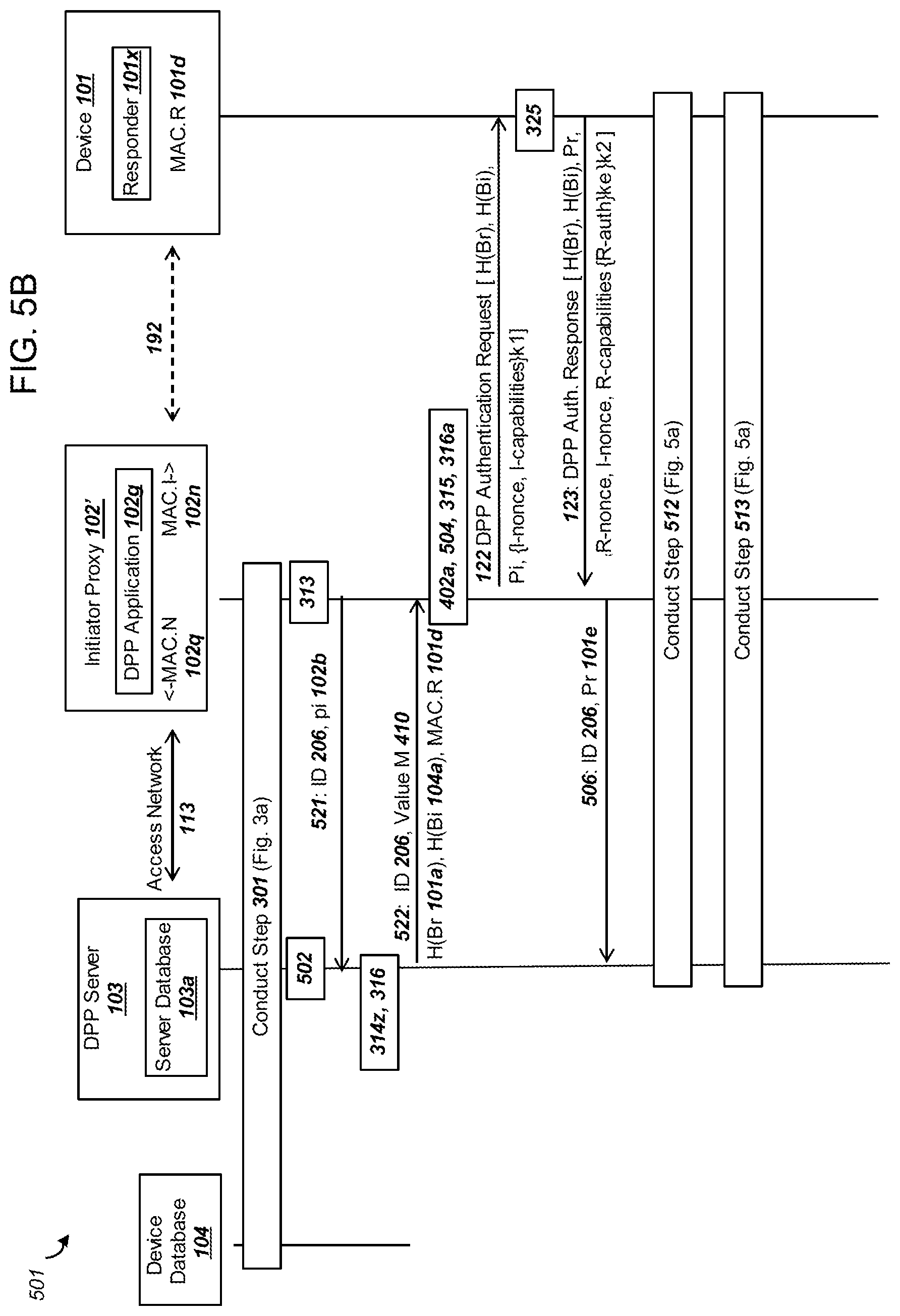 Patent US12306976 Figure 12 – Hosted device provisioning protocol with servers and a networked initiator