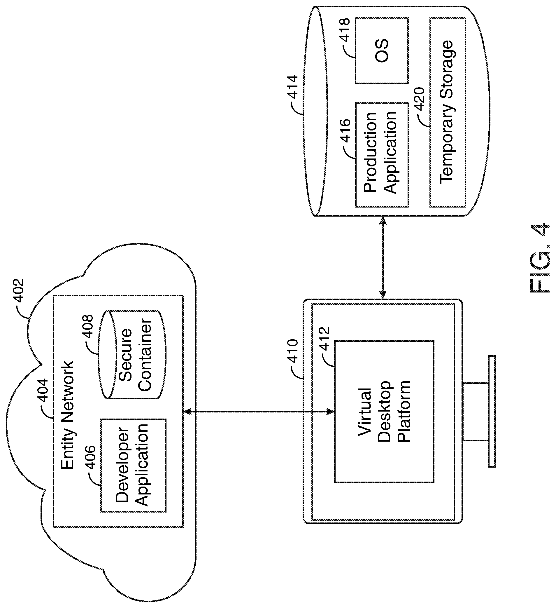Patent US12306980 Figure 4 – Network operating system deployment to remote hardware for network extensibility