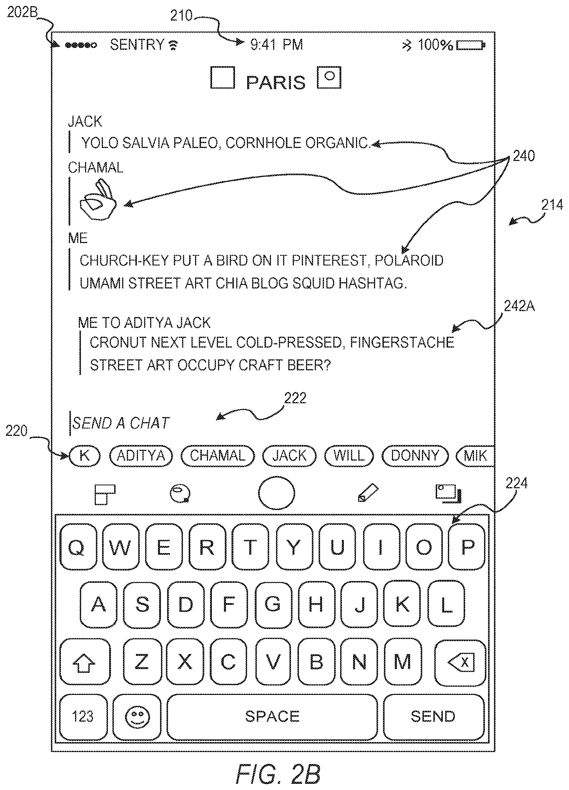 Patent US12306984 Figure 3 – Systems and methods for ephemeral group chat