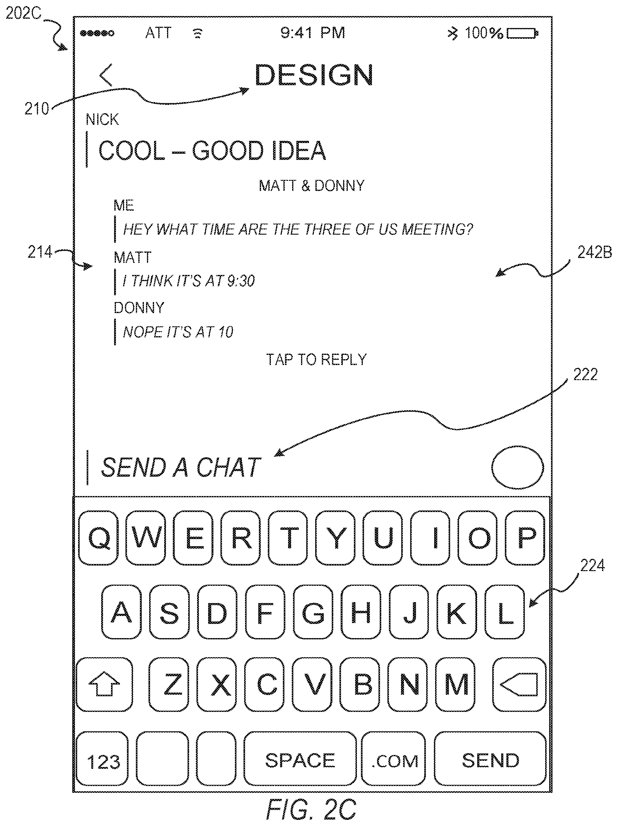 Patent US12306984 Figure 4 – Systems and methods for ephemeral group chat