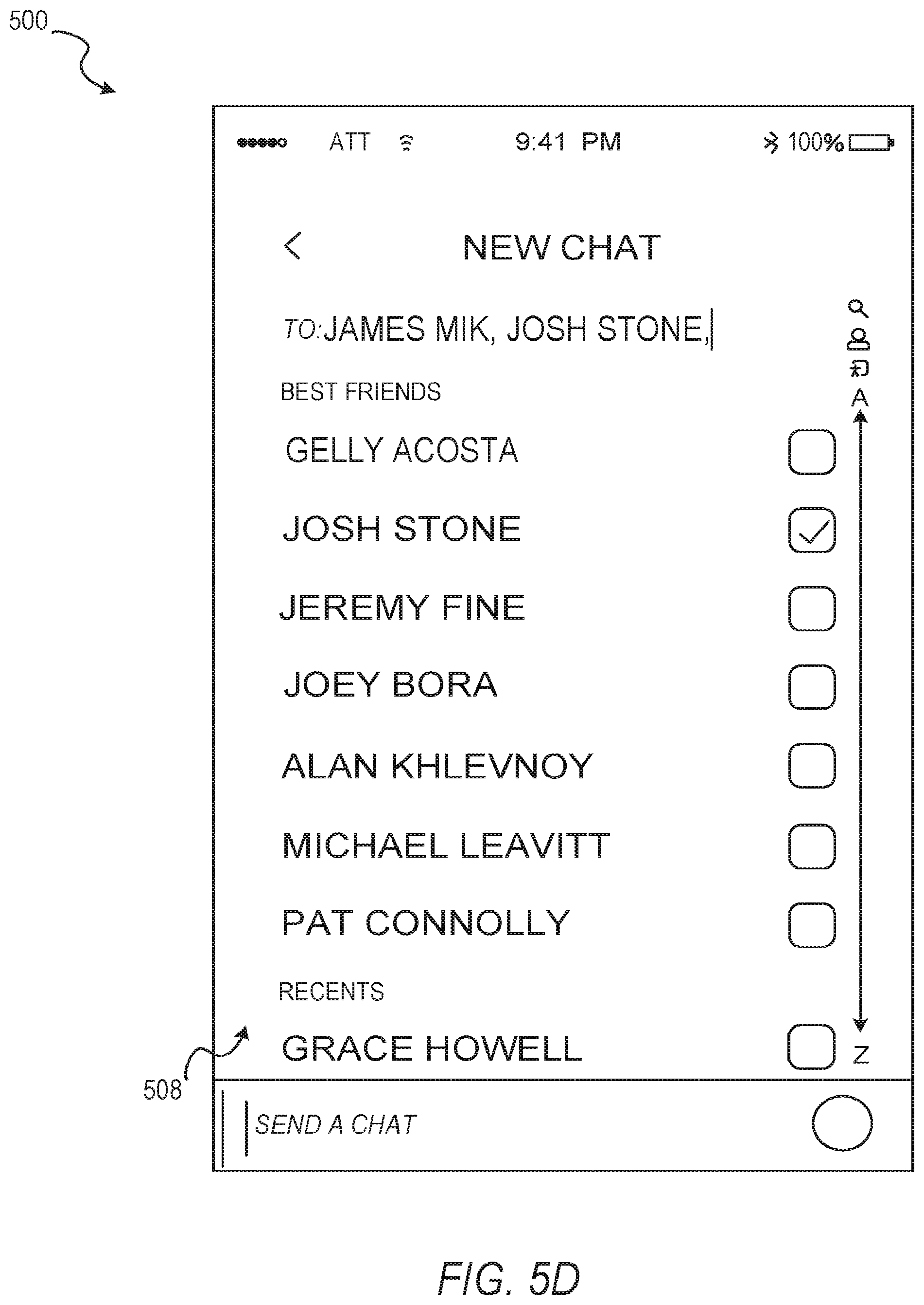 Patent US12306984 Figure 10 – Systems and methods for ephemeral group chat
