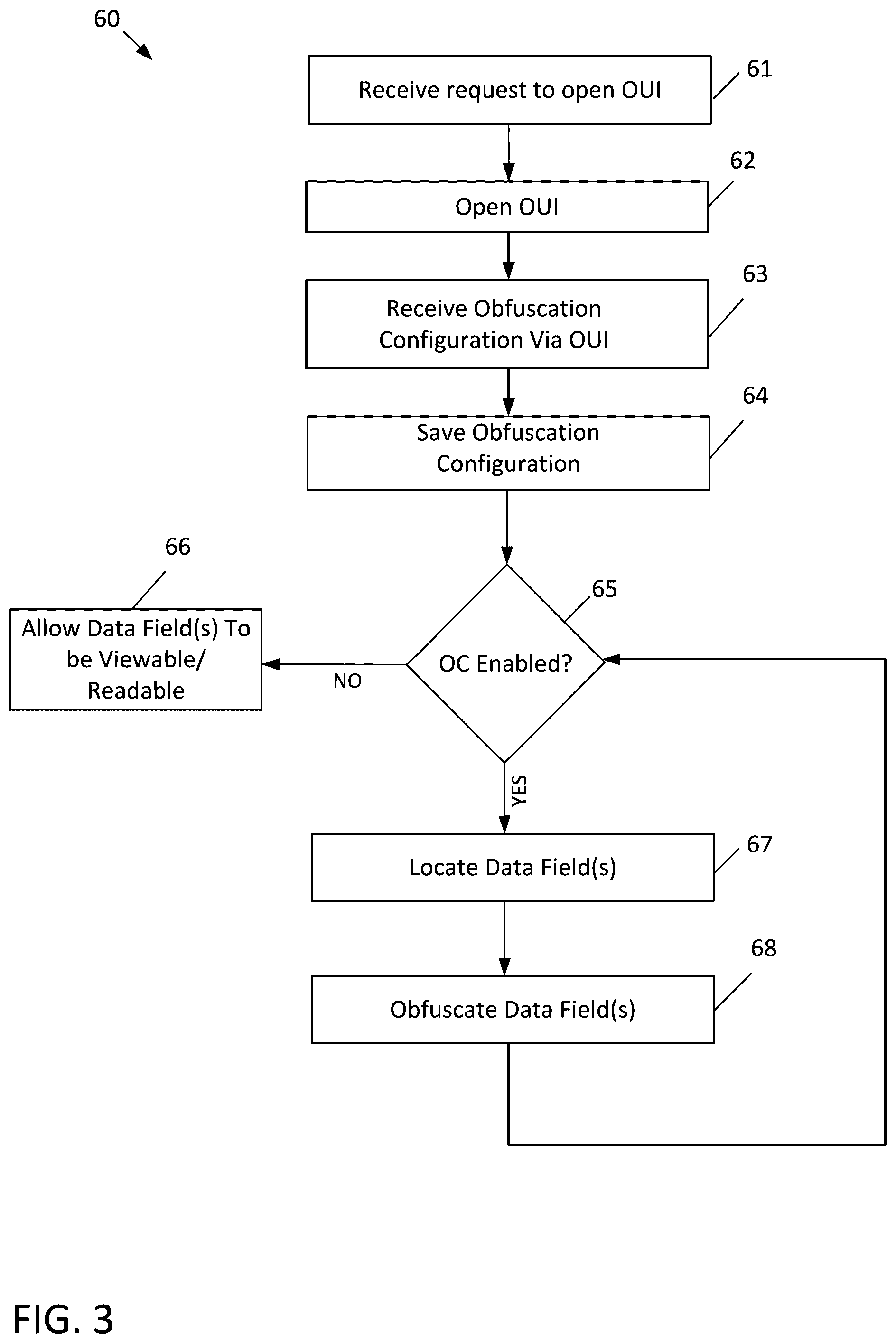 Patent US12306987 Figure 3 – Dynamic obfuscation of information