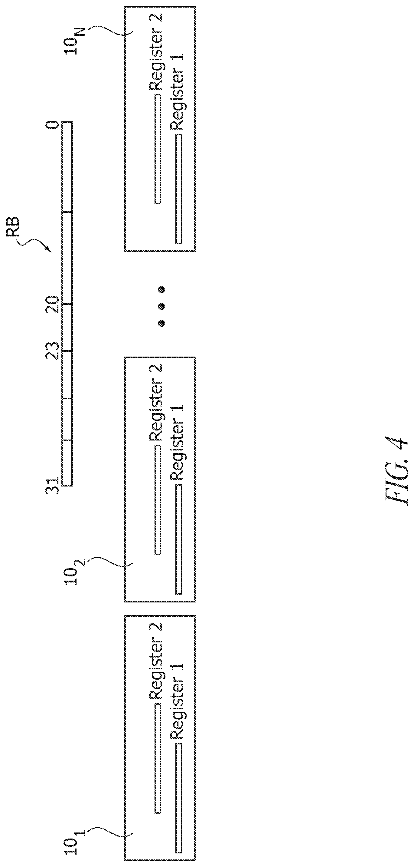 Patent US12307002 Figure 4 – Register shielding in semiconductor devices