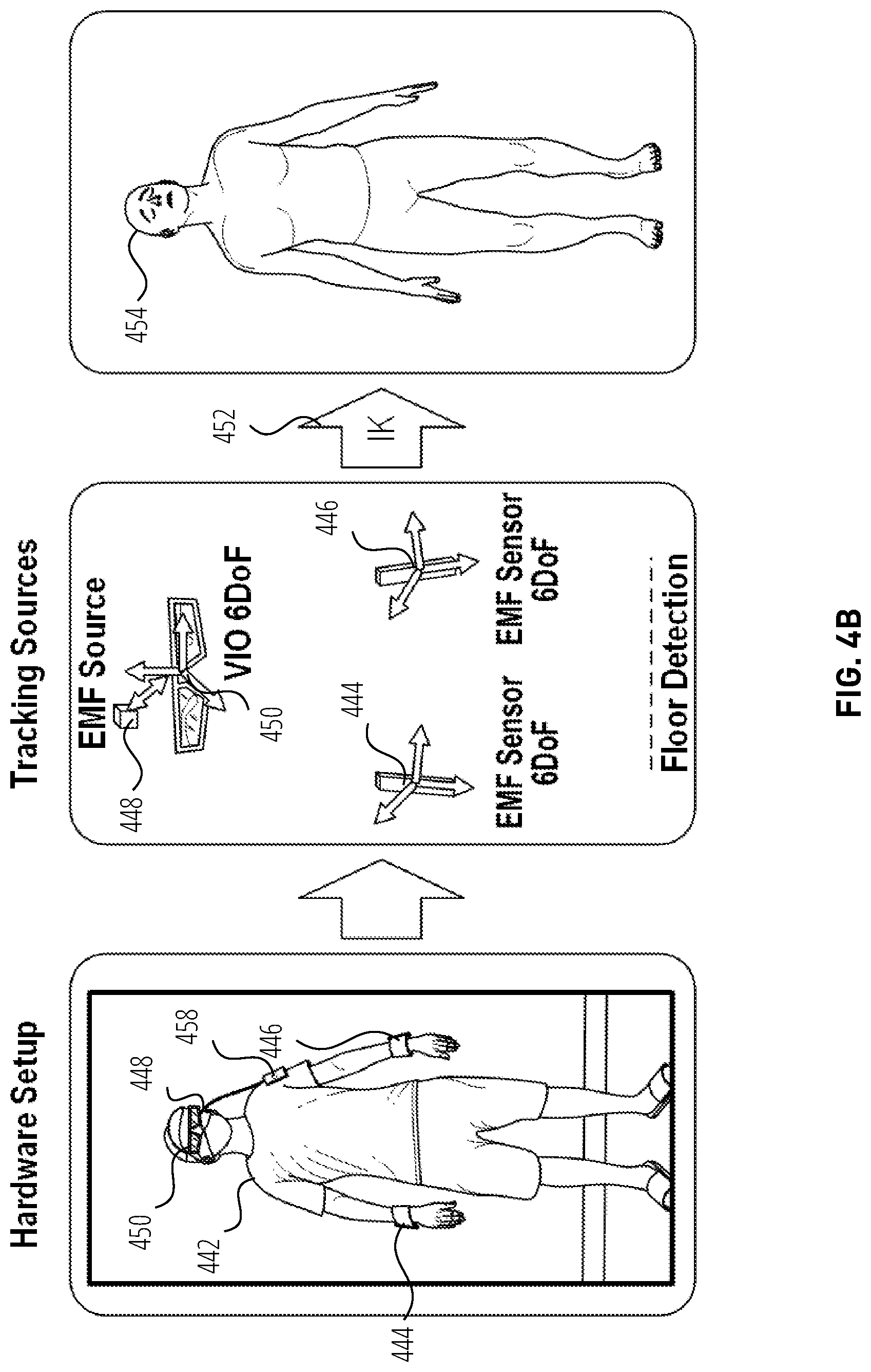 Patent US12307006 Figure 5 – Egocentric human body pose tracking