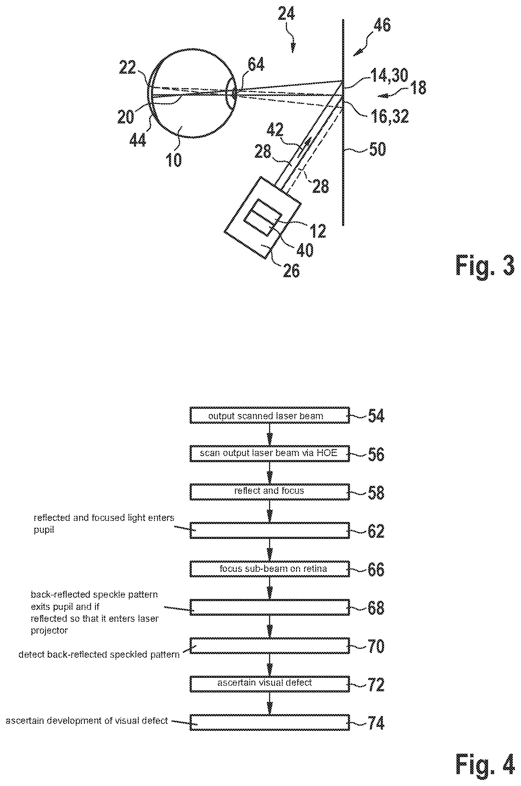 Patent US12307007 Figure 3 – Method for a pupil detection and/or pupil tracking, optical system and smart glasses