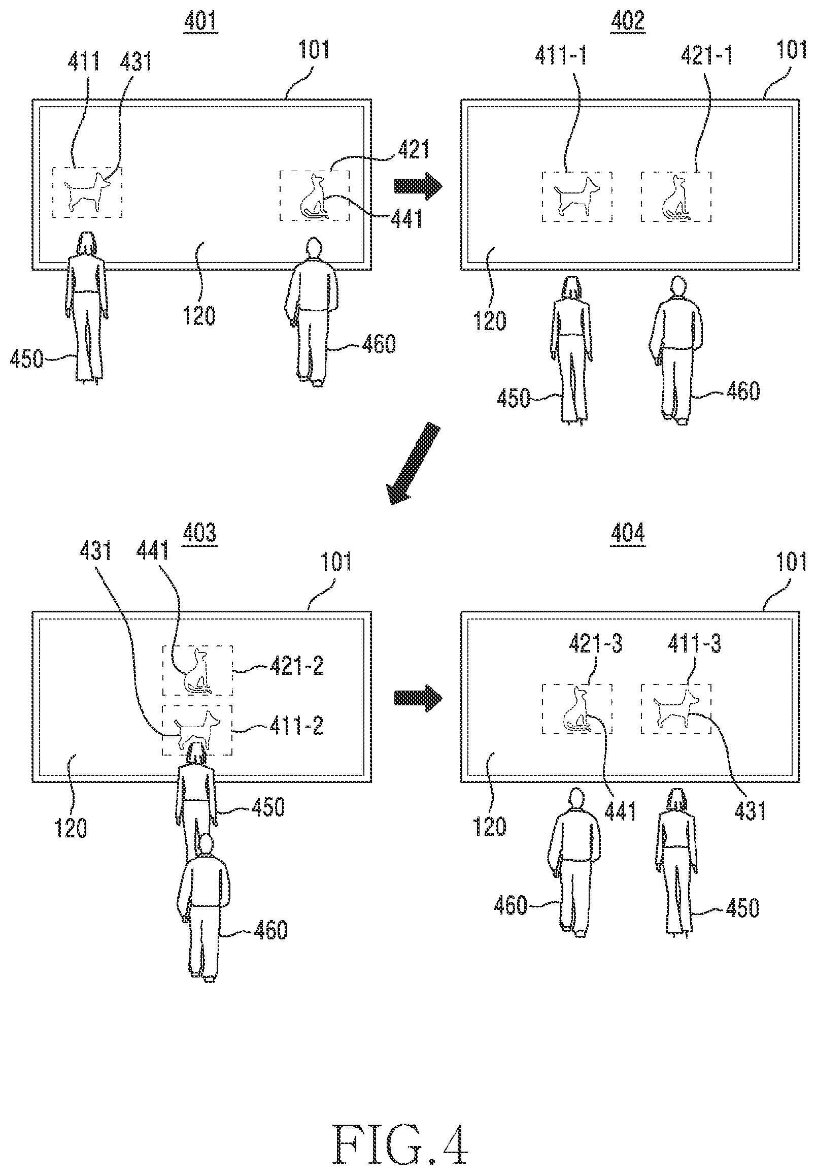 Patent US12307009 Figure 4 – Electronic device comprising display and method thereof