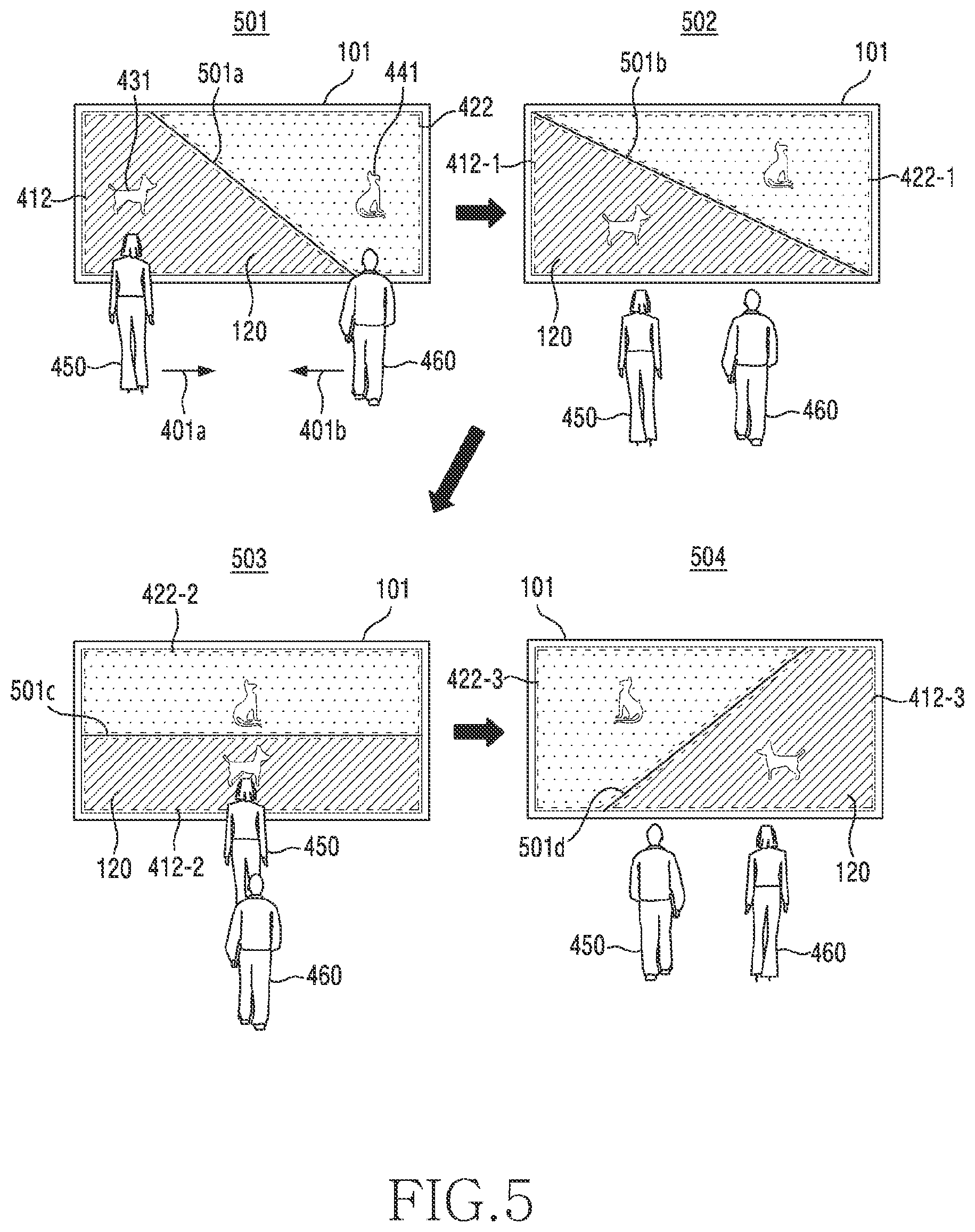 Patent US12307009 Figure 5 – Electronic device comprising display and method thereof