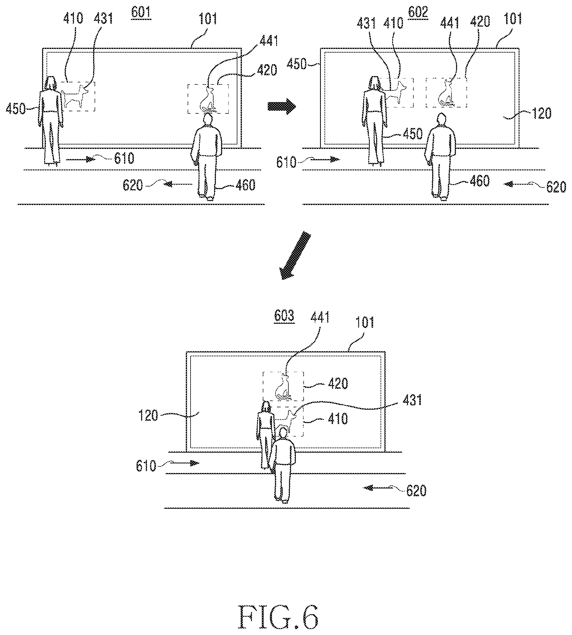 Patent US12307009 Figure 6 – Electronic device comprising display and method thereof