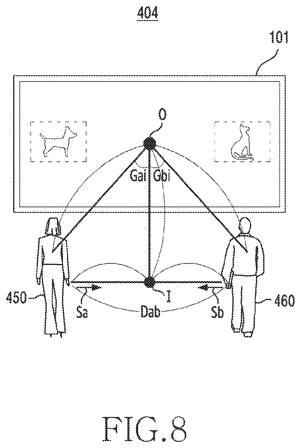 Patent US12307009 Figure 8 – Electronic device comprising display and method thereof