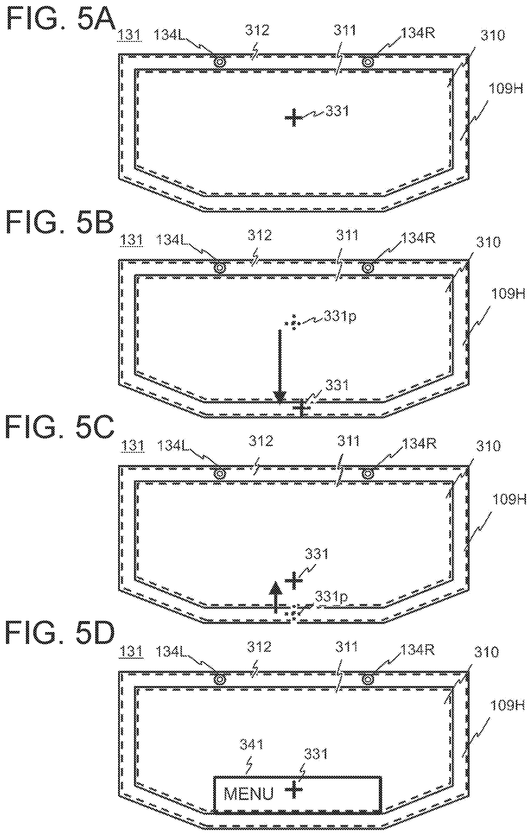 Patent US12307010 Figure 5 – Method for controlling to display based on a detected line of sight of a user and a detected line-of-sight position