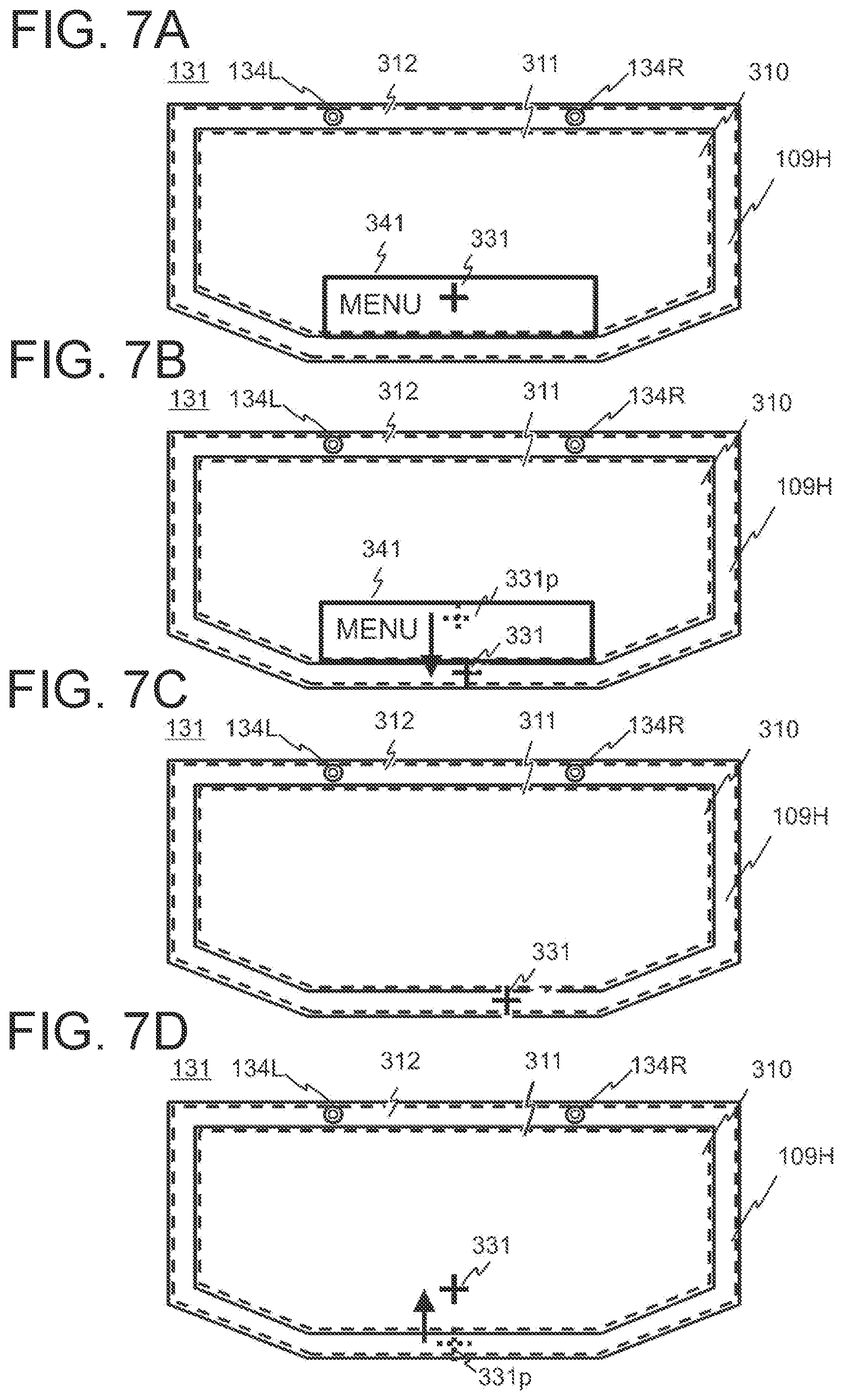 Patent US12307010 Figure 7 – Method for controlling to display based on a detected line of sight of a user and a detected line-of-sight position