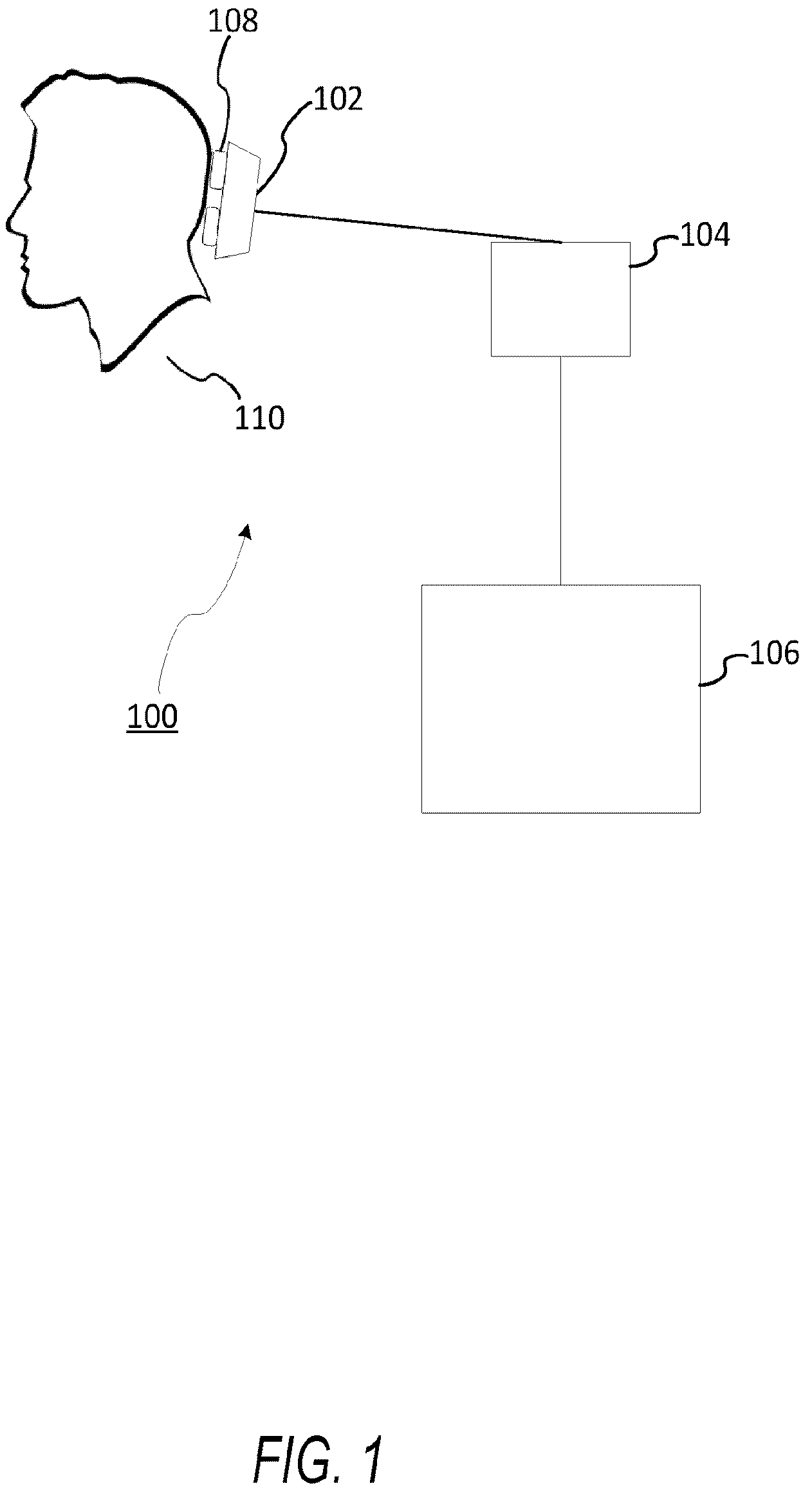 Patent US12307013 Figure 1 – Brain-computer interface