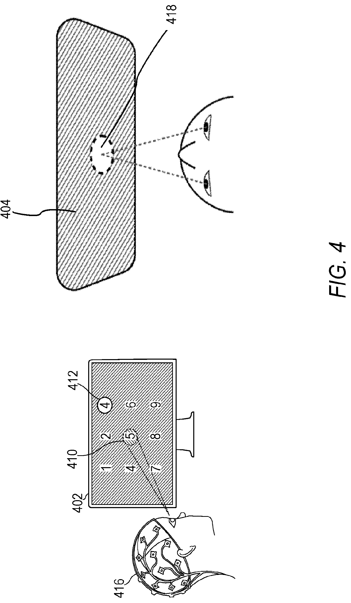 Patent US12307013 Figure 4 – Brain-computer interface