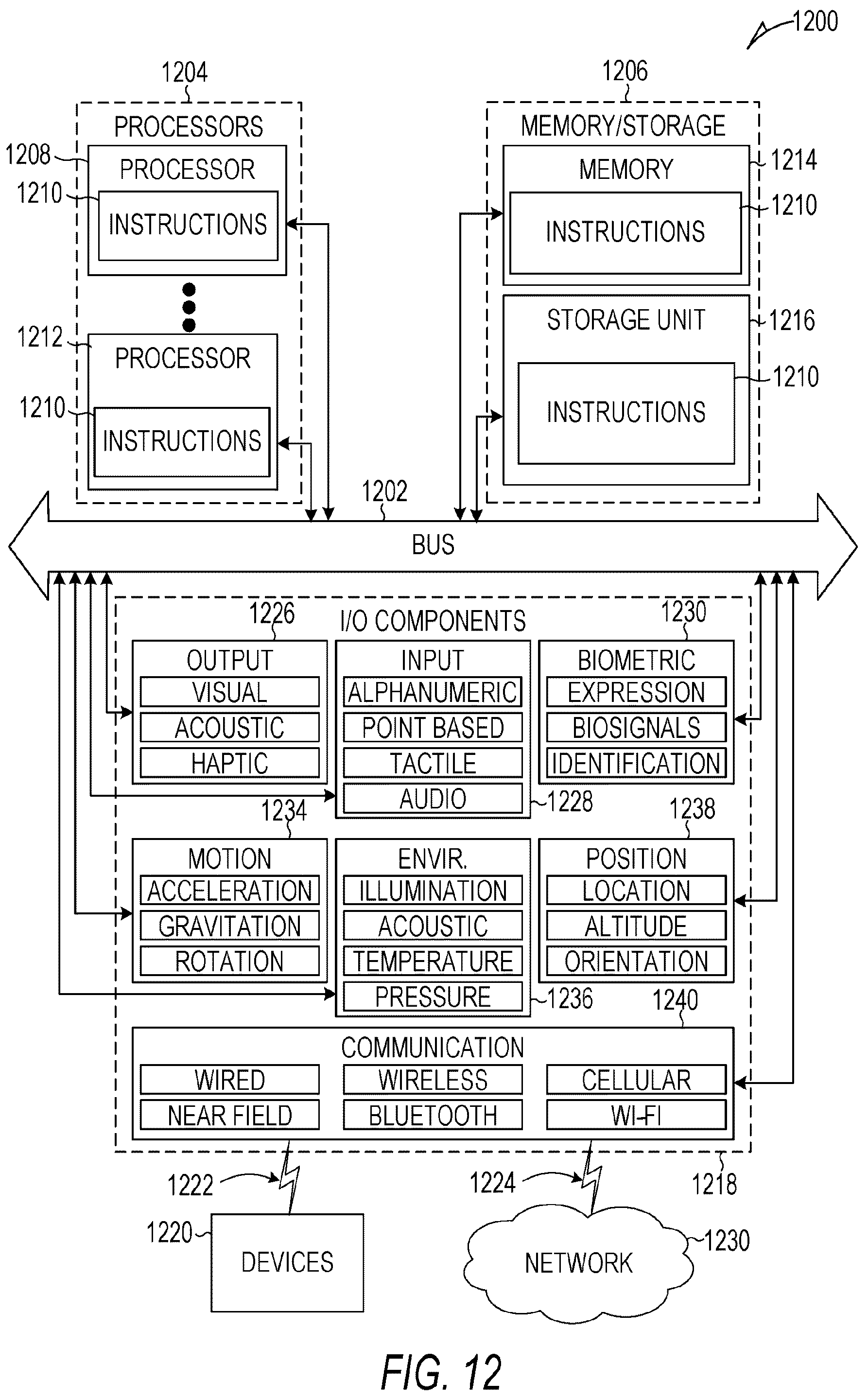 Patent US12307013 Figure 14 – Brain-computer interface