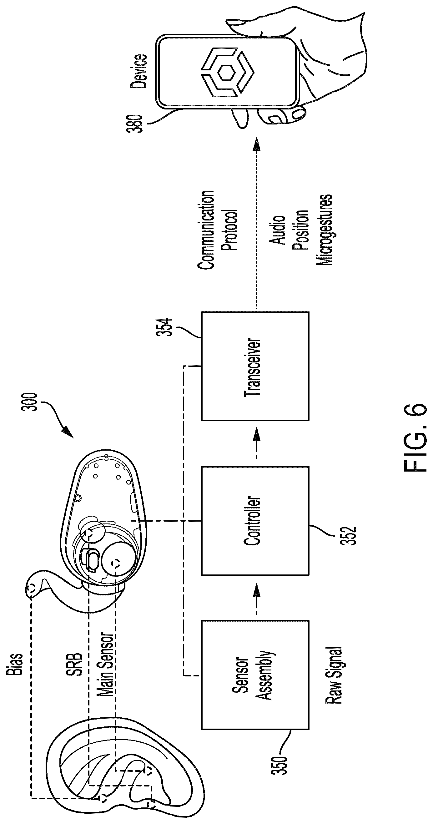 Patent US12307014 Figure 9 – Earbud sensory assembly