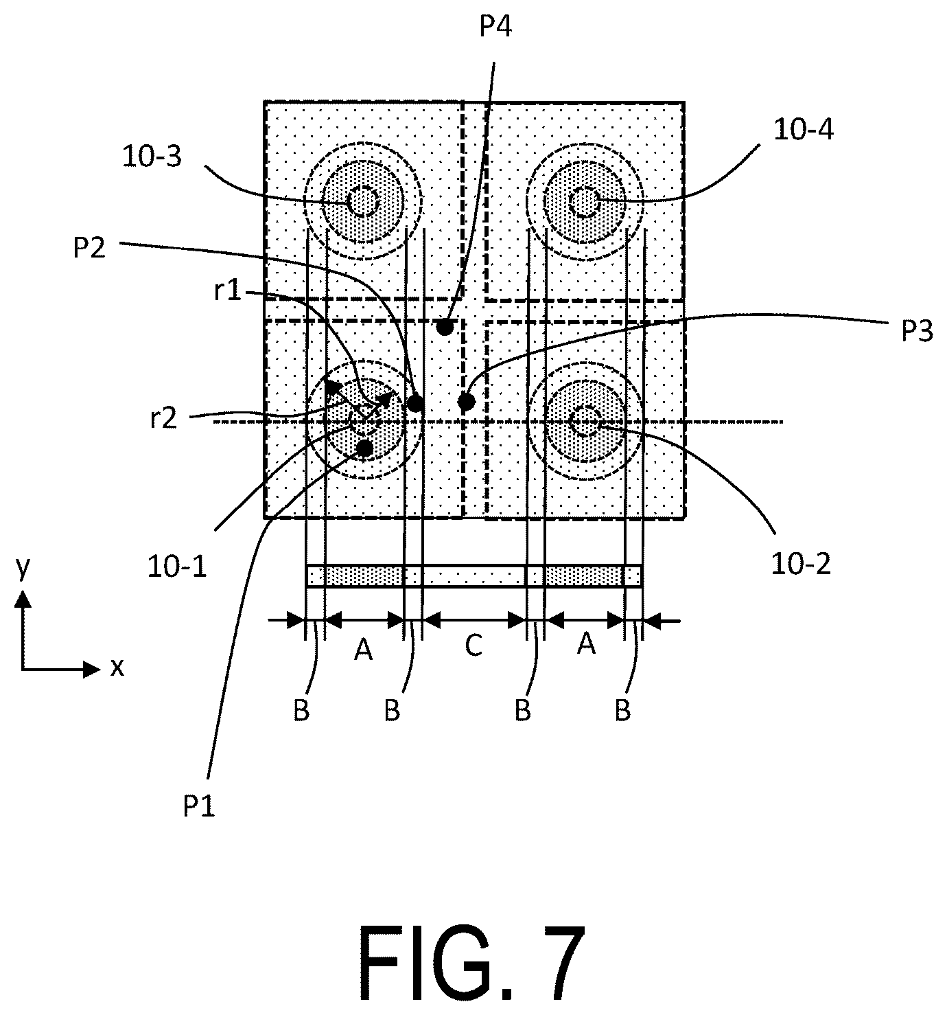 Patent US12307017 Figure 7 – Haptic touch panel display