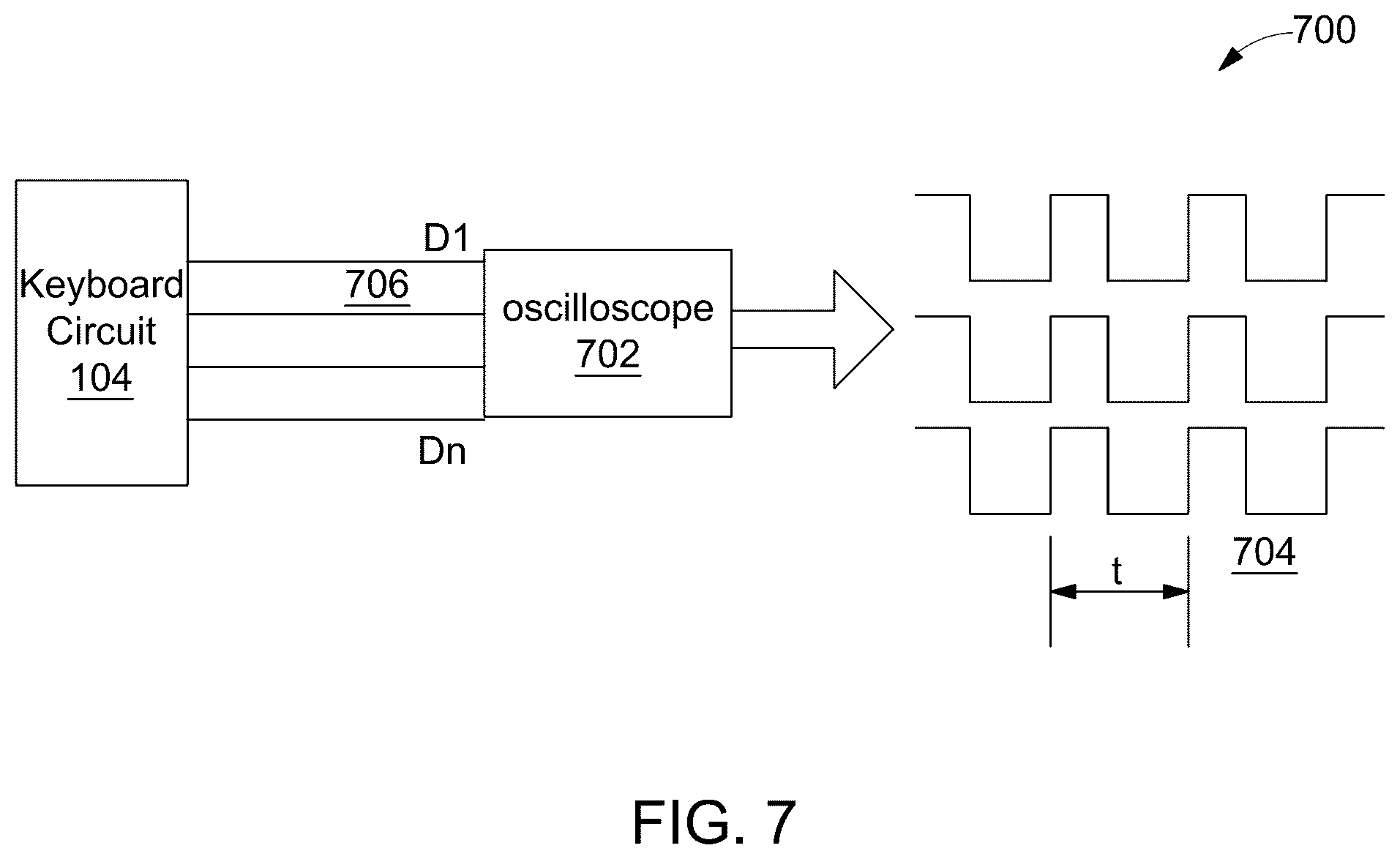 Patent US12307022 Figure 8 – Method and system for automating keyboards for device testing