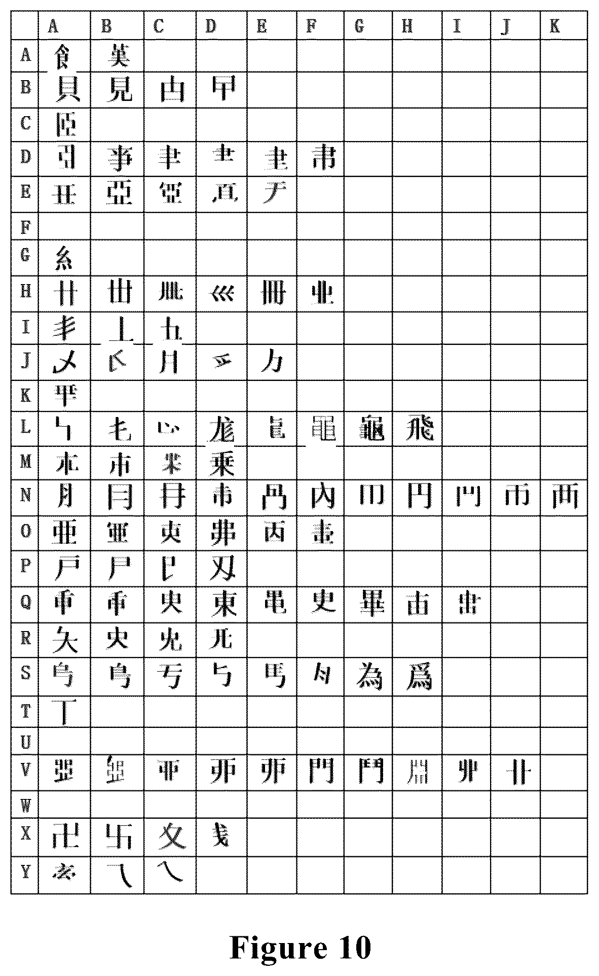 Patent US12307023 Figure 9 – Chinese character input method and system and keyboard