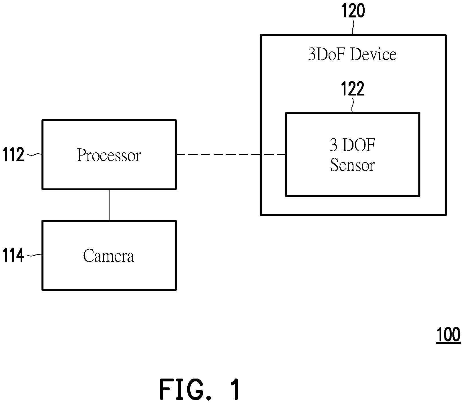Patent US12307024 Figure 1 – Tracking system and tracking method